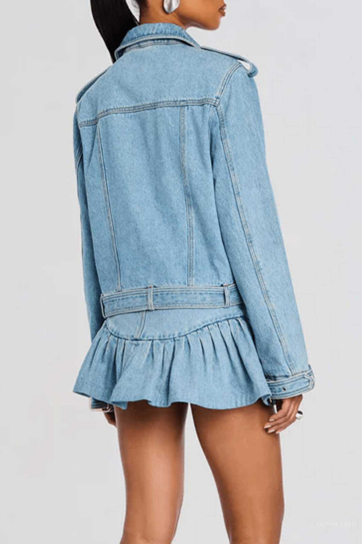 Shay Denim Jacket in Bleeker - shop - olivia.com