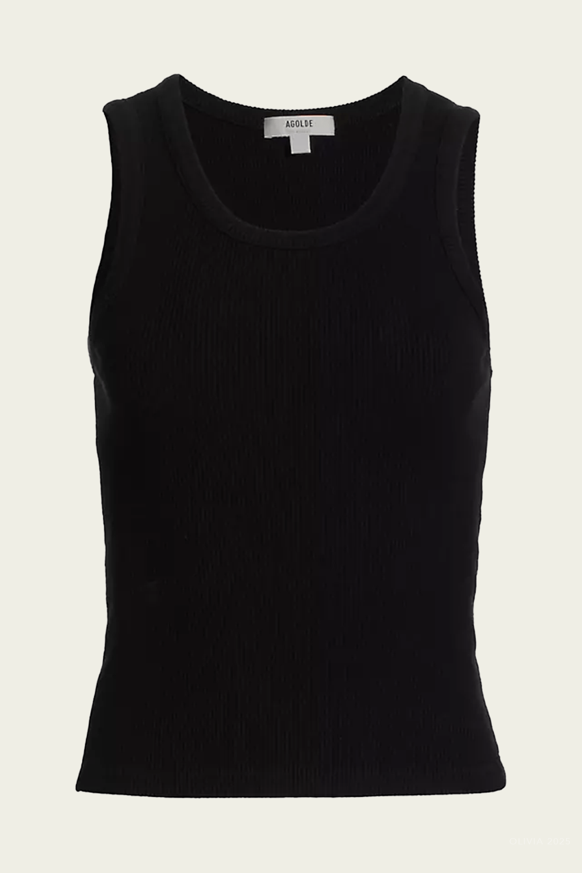 Shrunken Poppy Tank in Black - shop - olivia.com