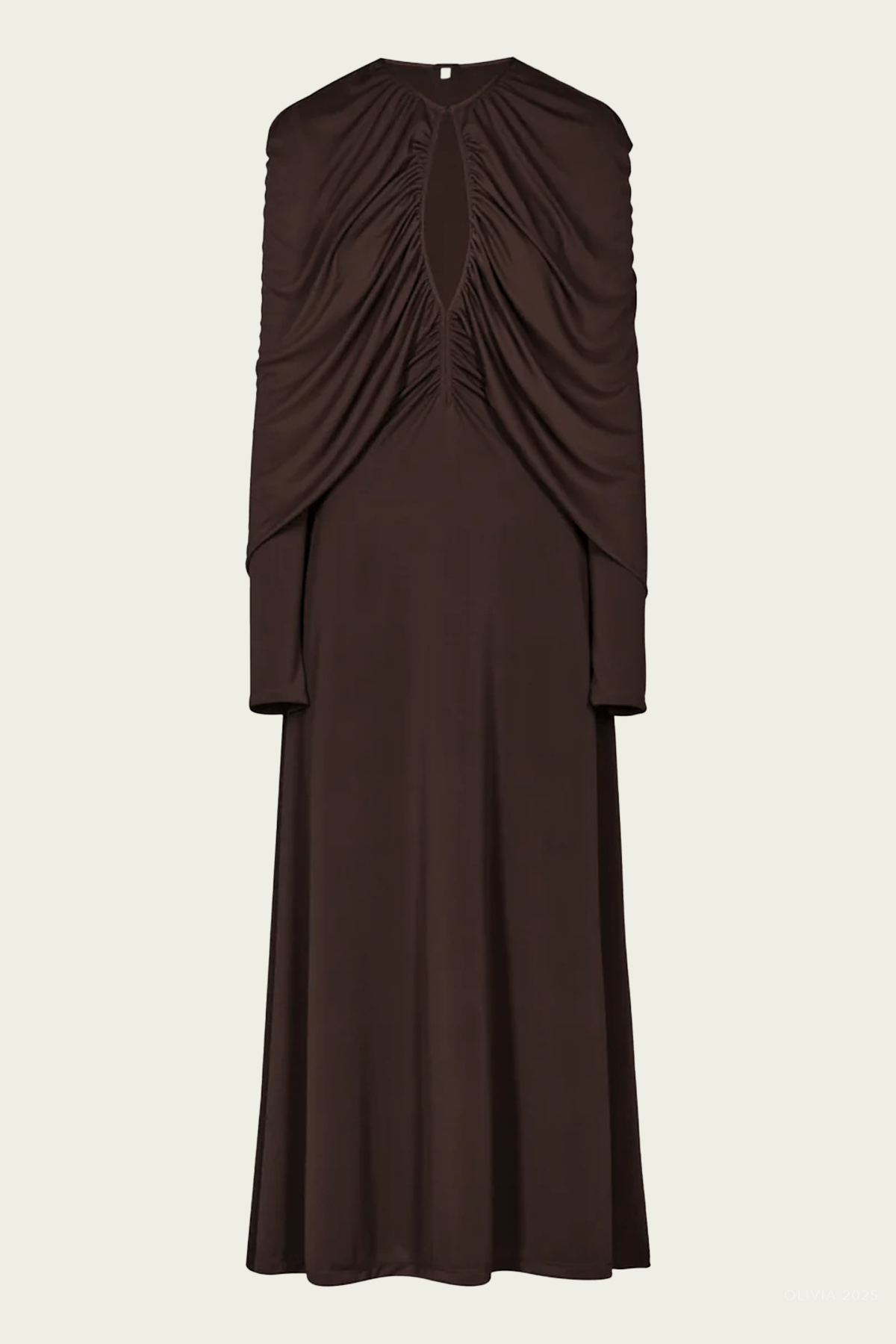 Silent Solstice Dress in Chocolate - shop - olivia.com