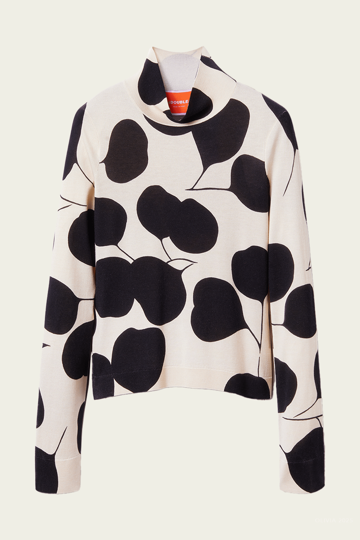 Silky Turtleneck in Lunaria Light Pink - shop - olivia.com