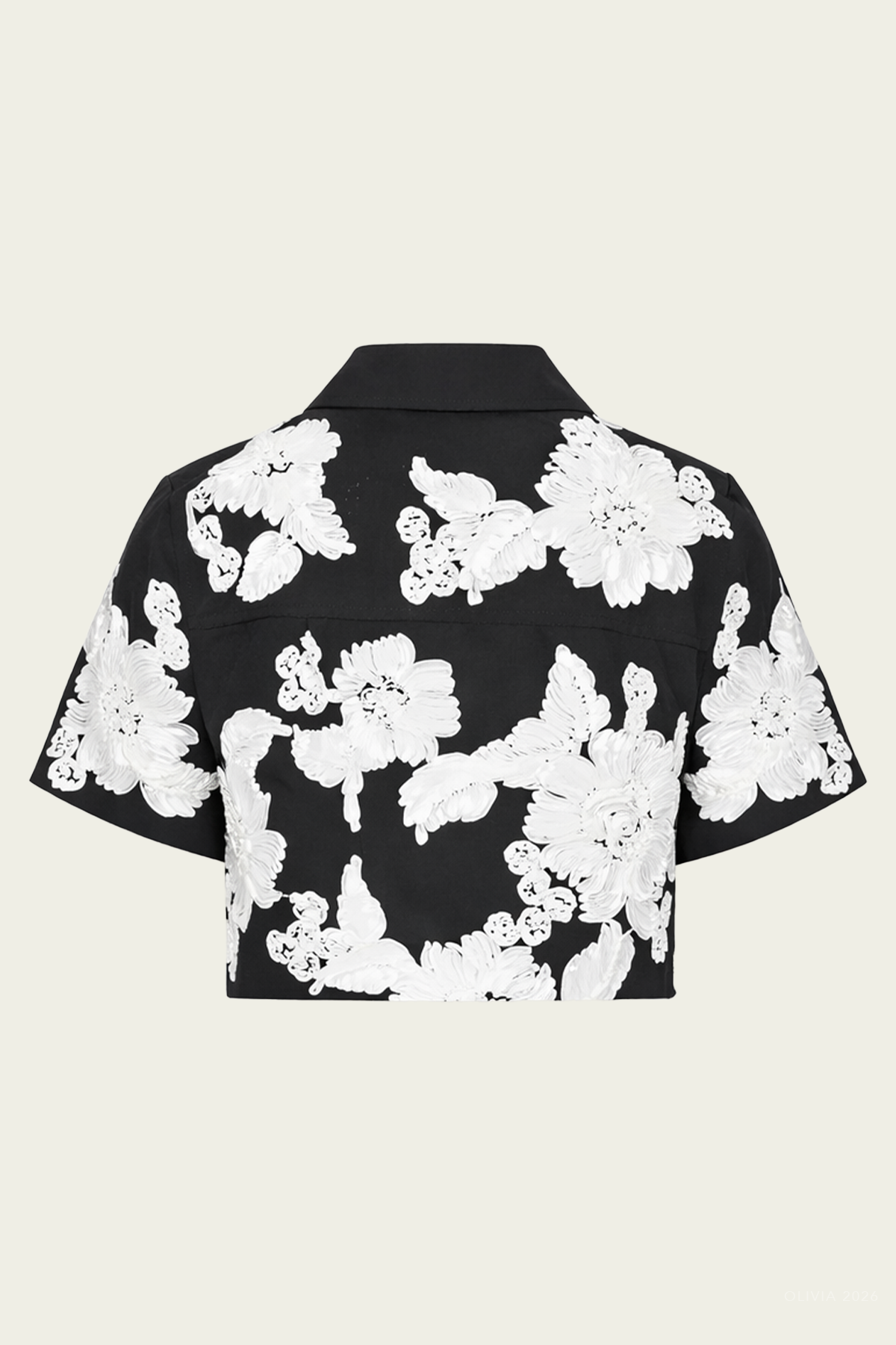 Callie Camp Shirt in Black Multi