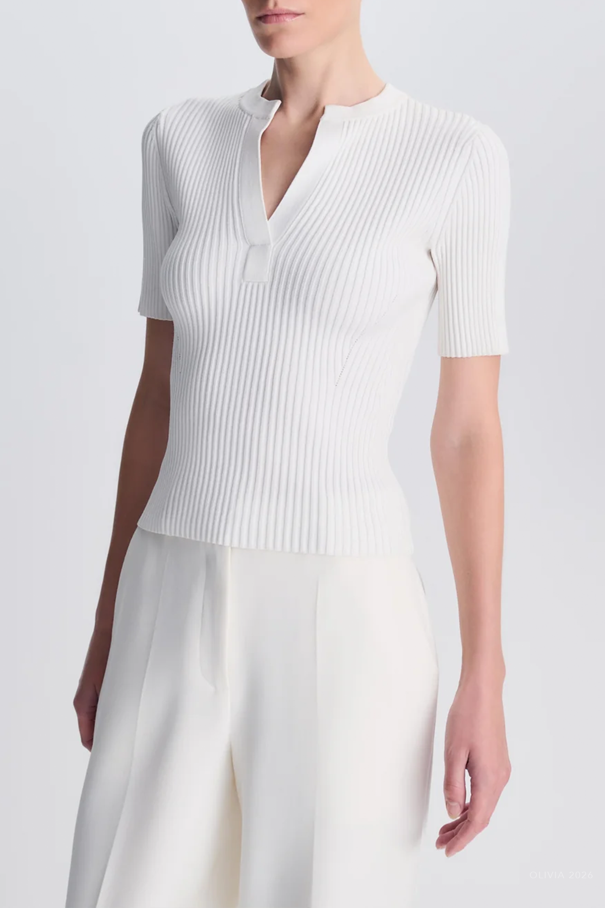Miley Knit Top in Ivory