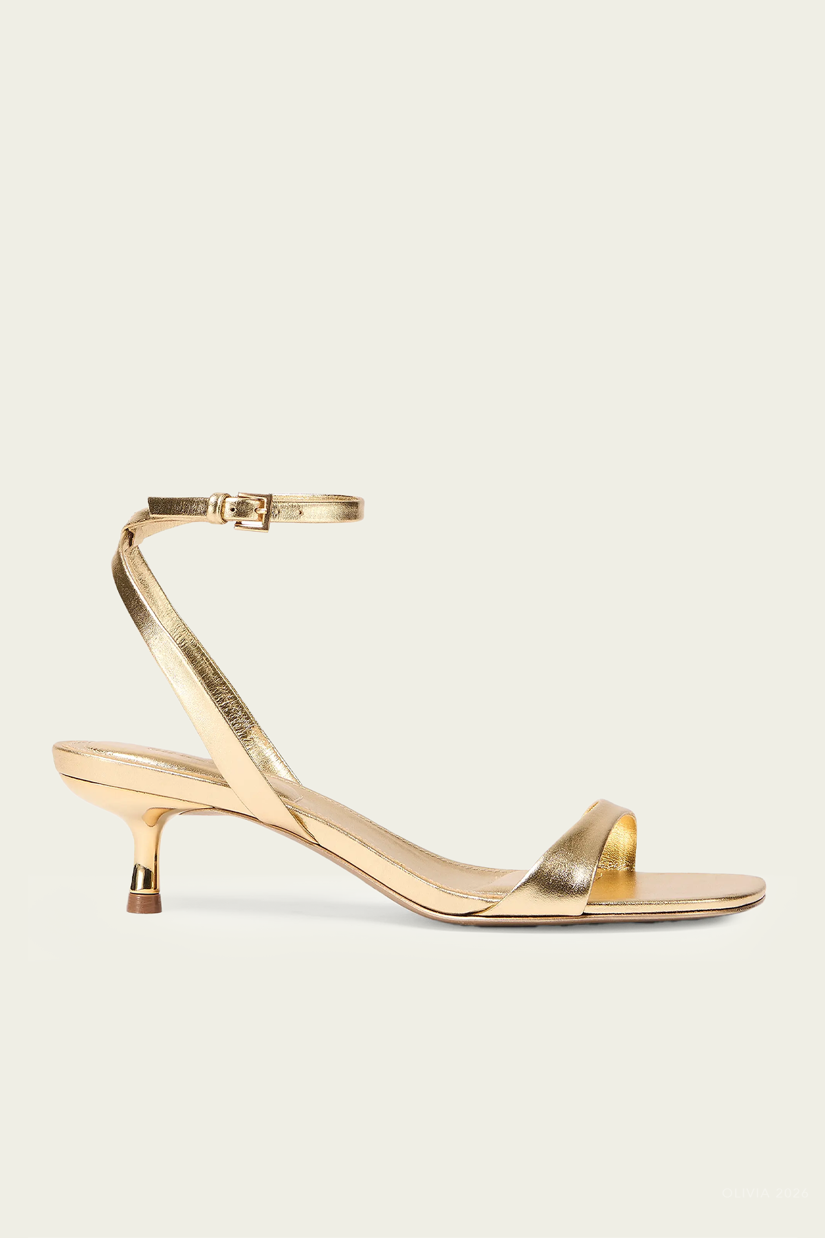 Hannah Leather Sandal in Golden Haze