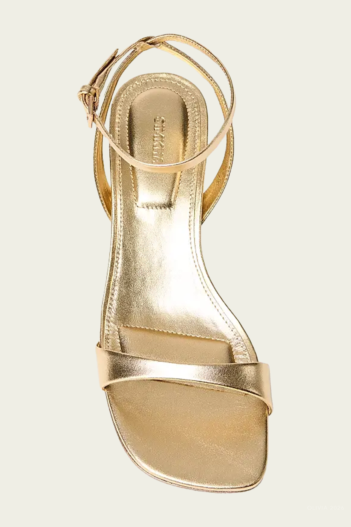 Hannah Leather Sandal in Golden Haze