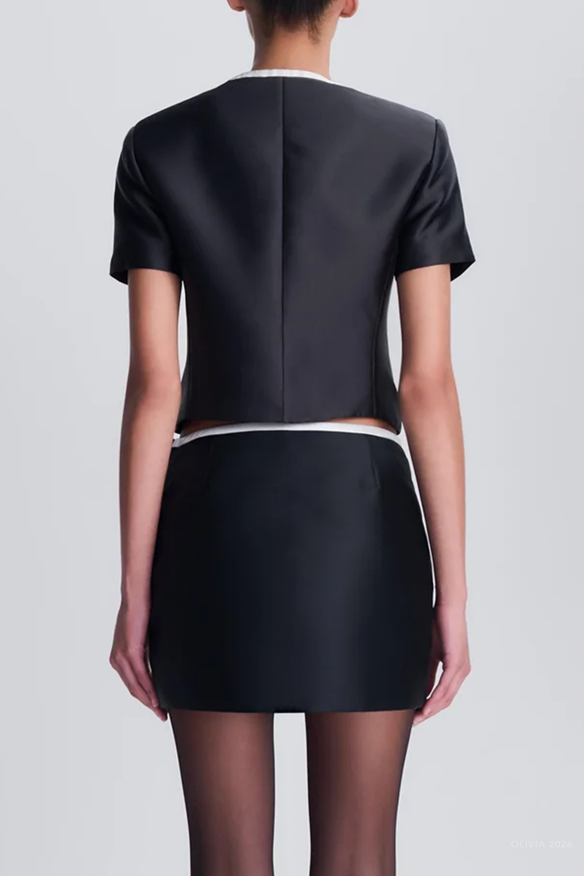 Naelle Top in Black Frost Multi