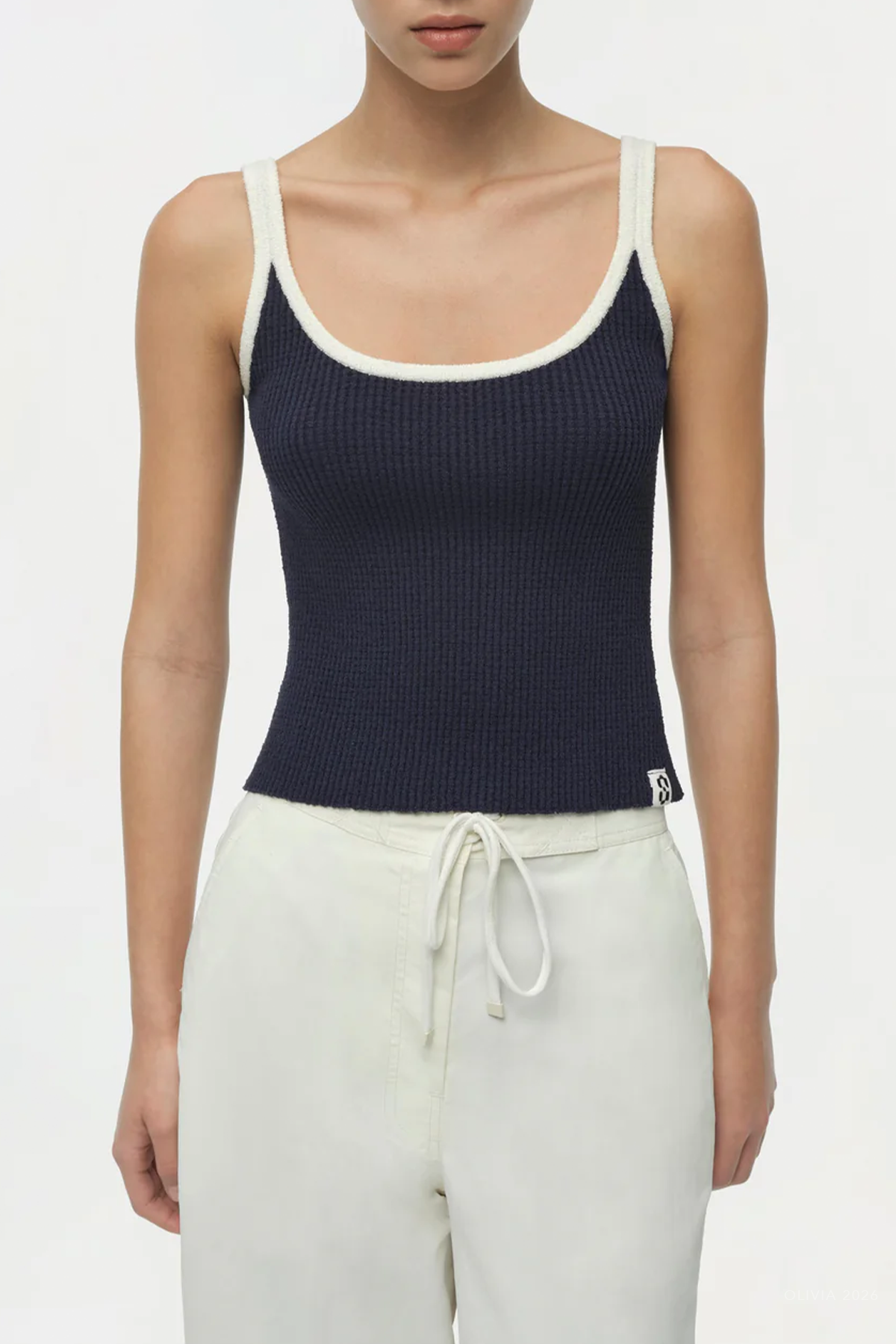Rayne Knit Tank in Midnight Multi