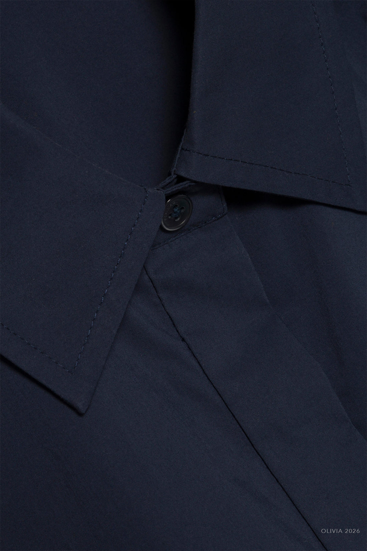 Blair Cotton Shirt in Midnight