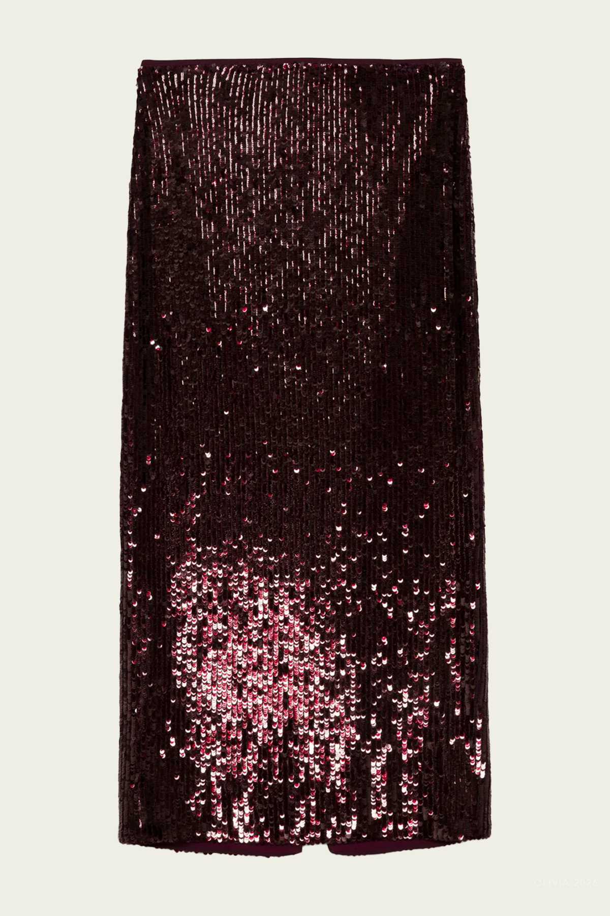 Nikki Midi Skirt in Fig