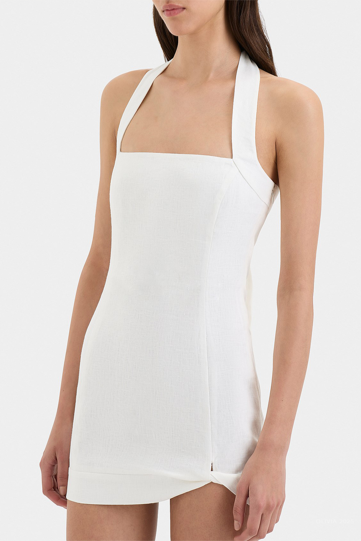 Roisin Mini Dress in Ivory