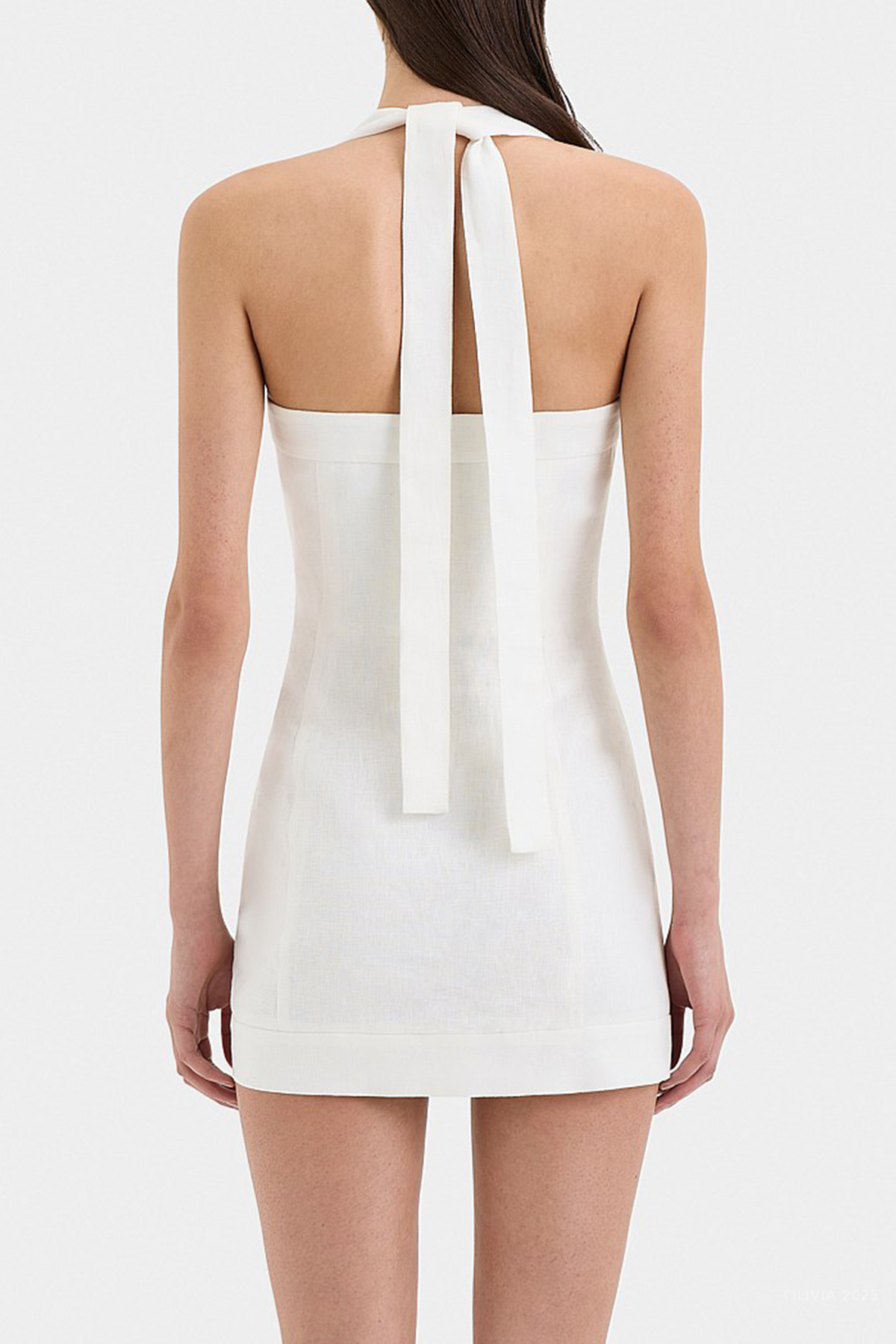 Roisin Mini Dress in Ivory