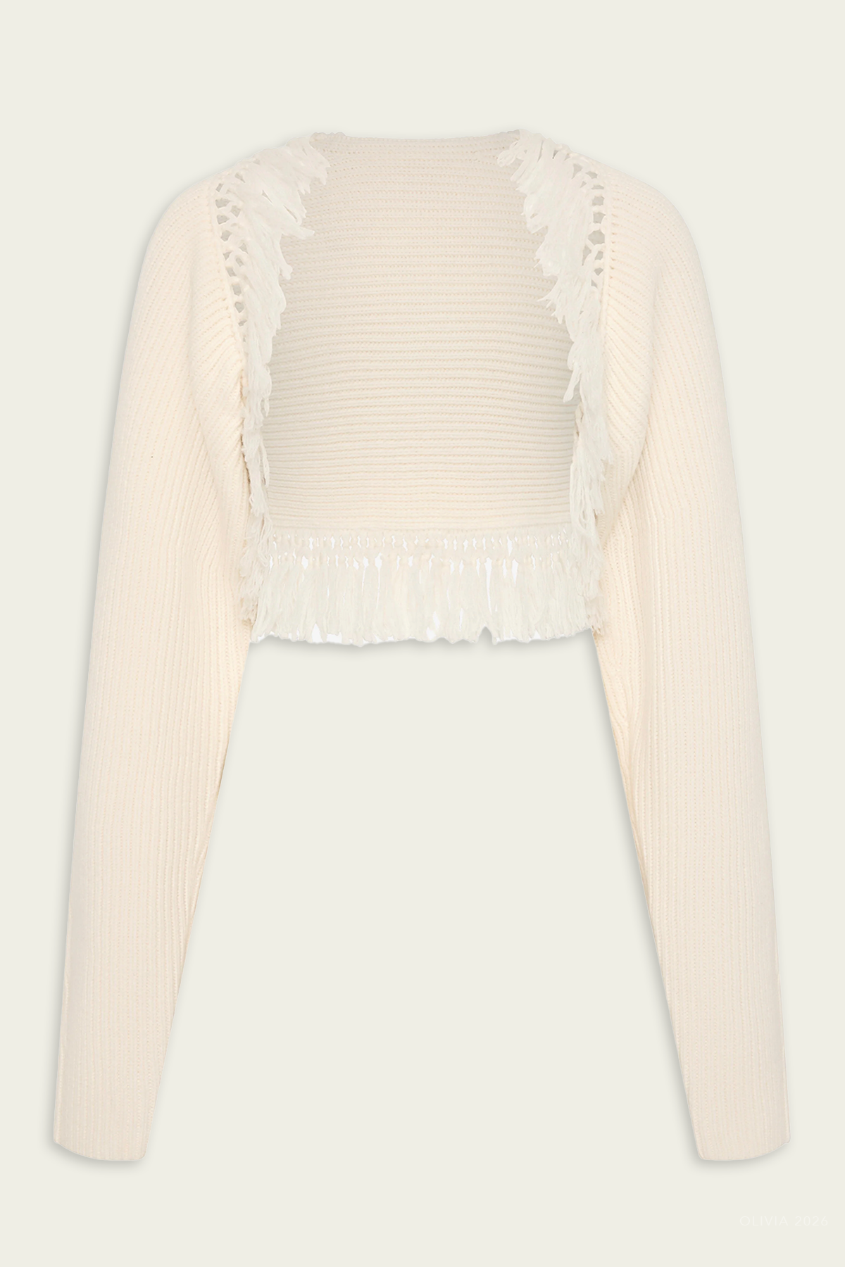 Livae Knitted Bolero in Ivory