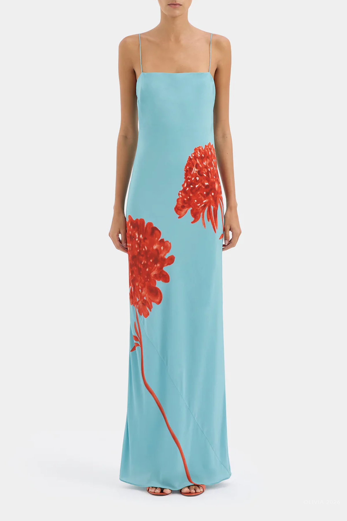 Amelie Slip Dress in Flore