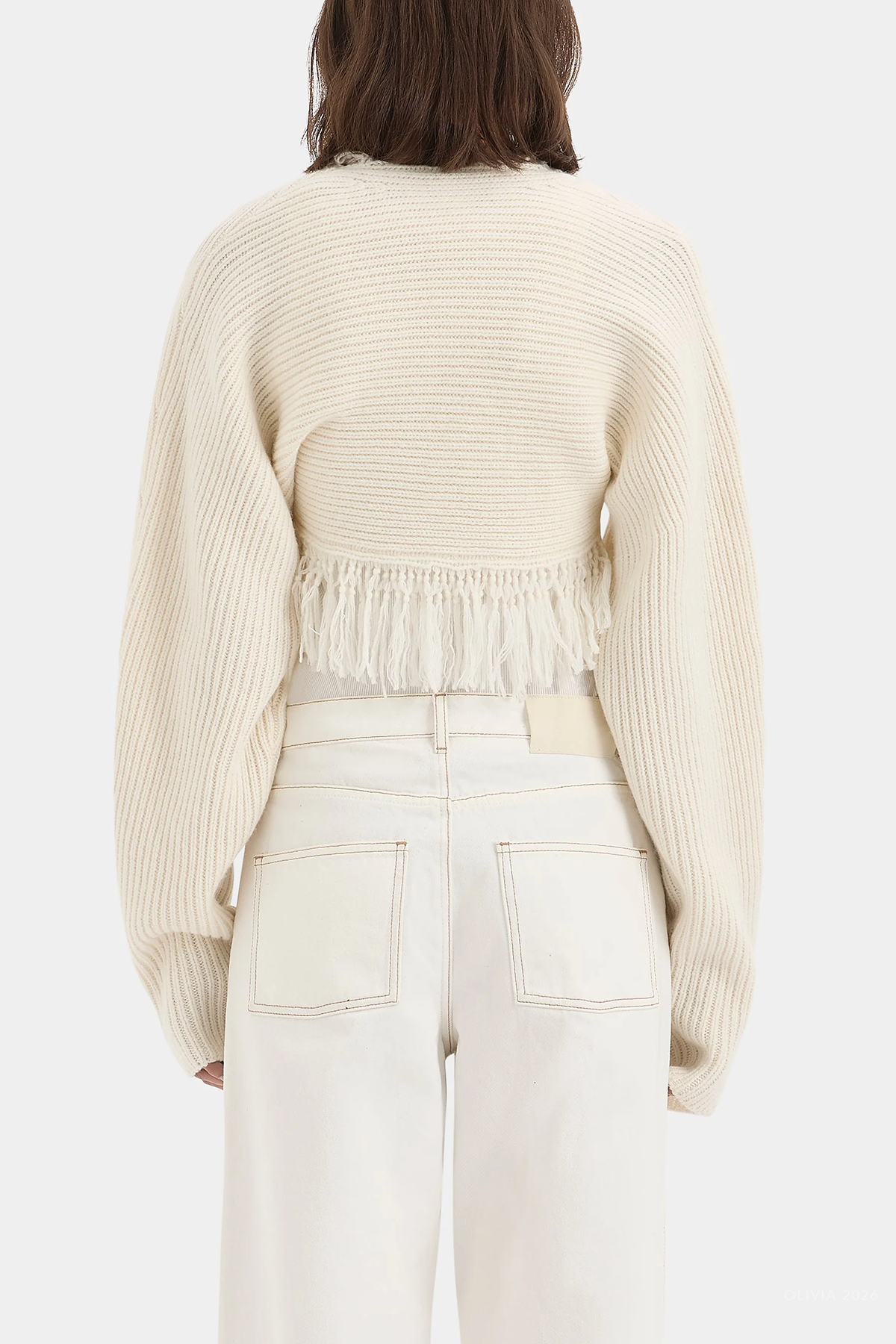 Livae Knitted Bolero in Ivory