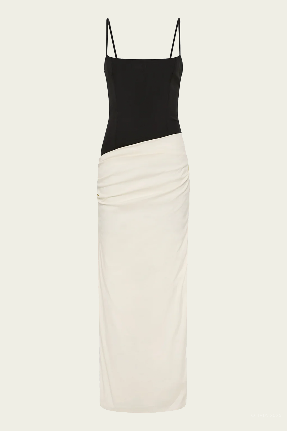 Florent Bodice Gown in Monochrome
