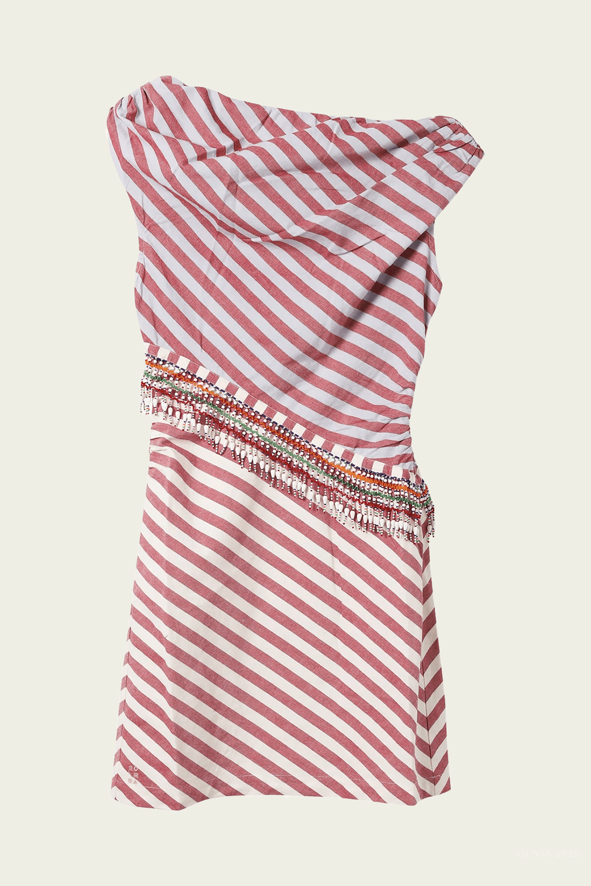 Sirius Dress in Oia Stripe - shop - olivia.com
