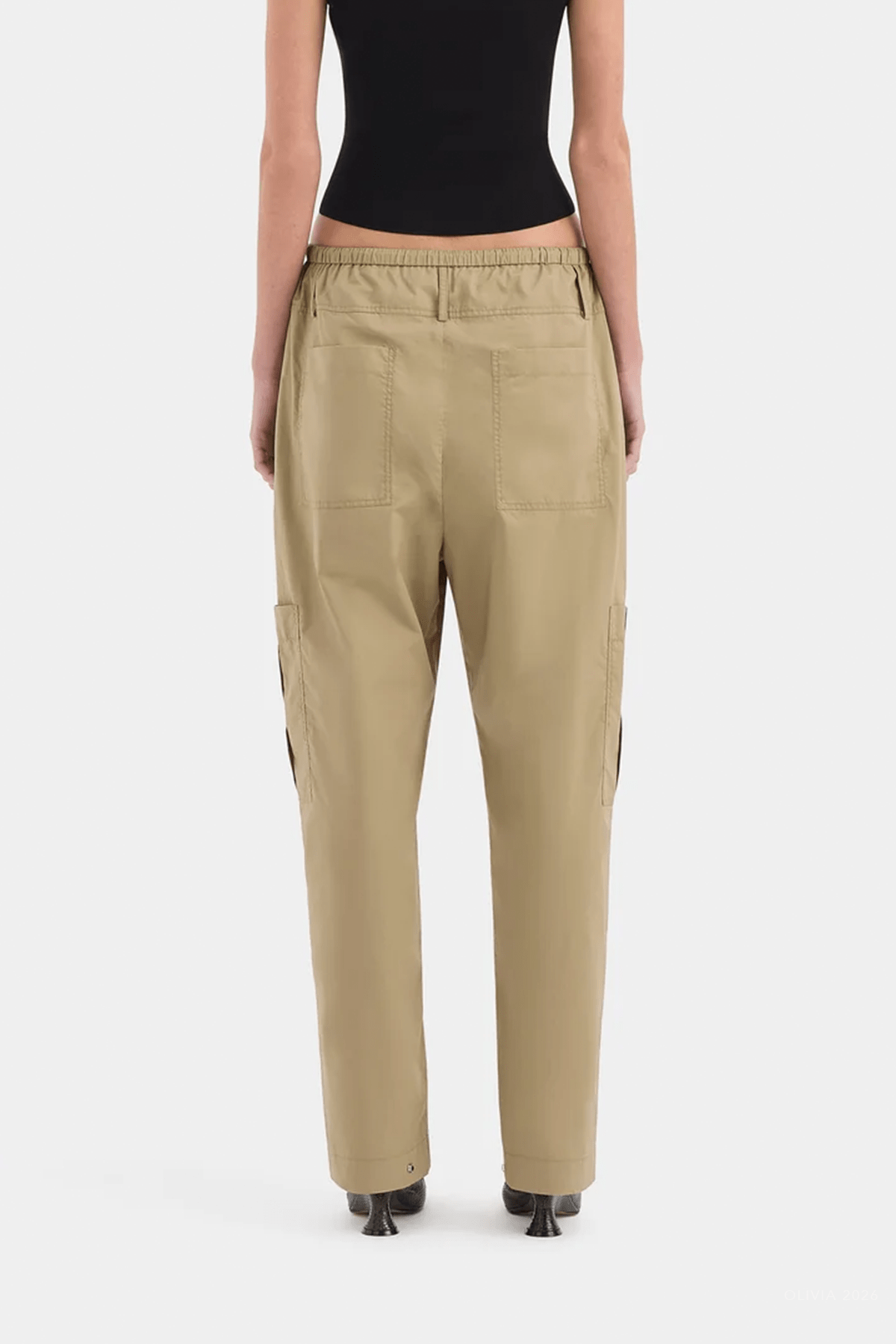 Sola Pant in Camel - shop-olivia.com