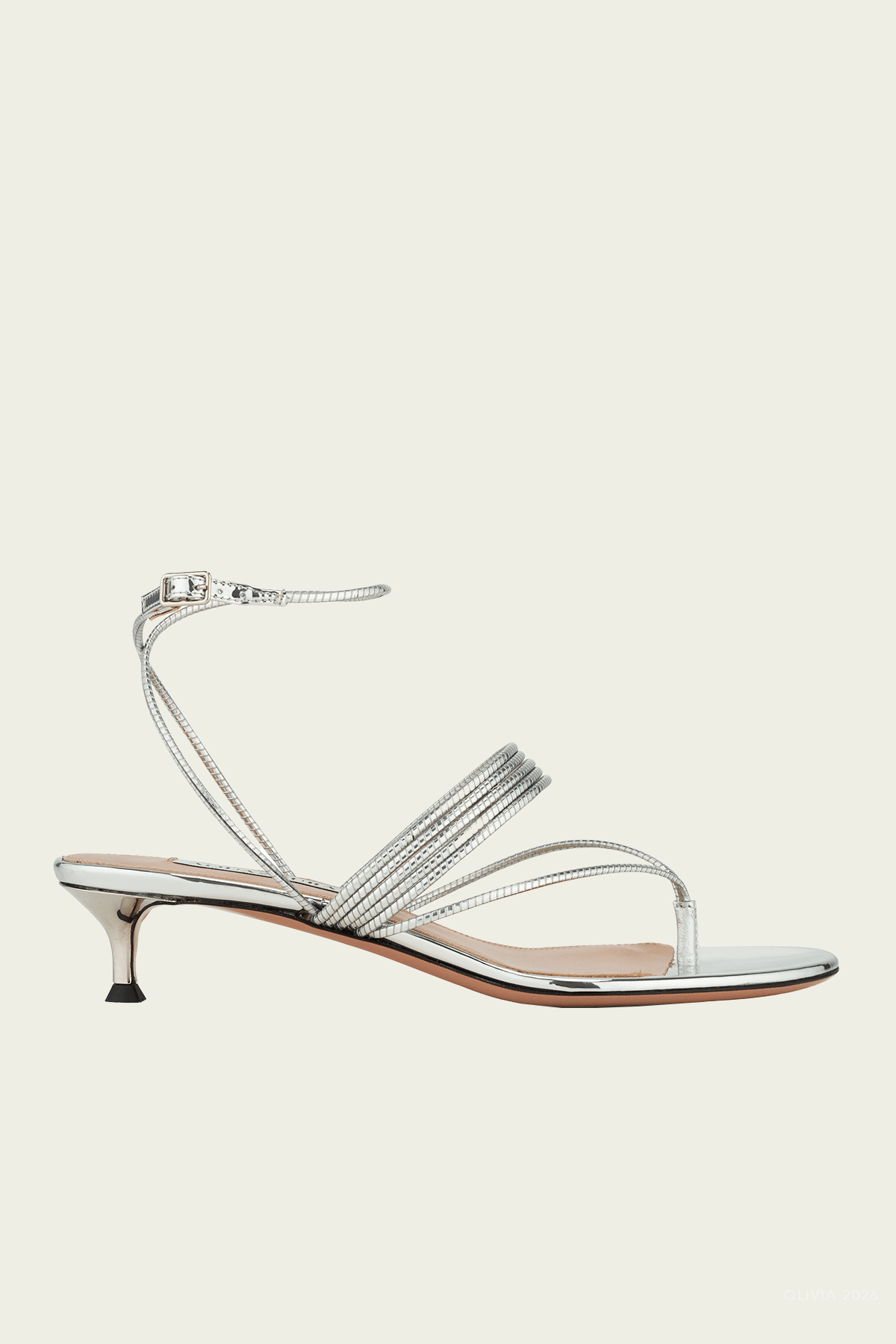Solare Sandal 30 in Silver