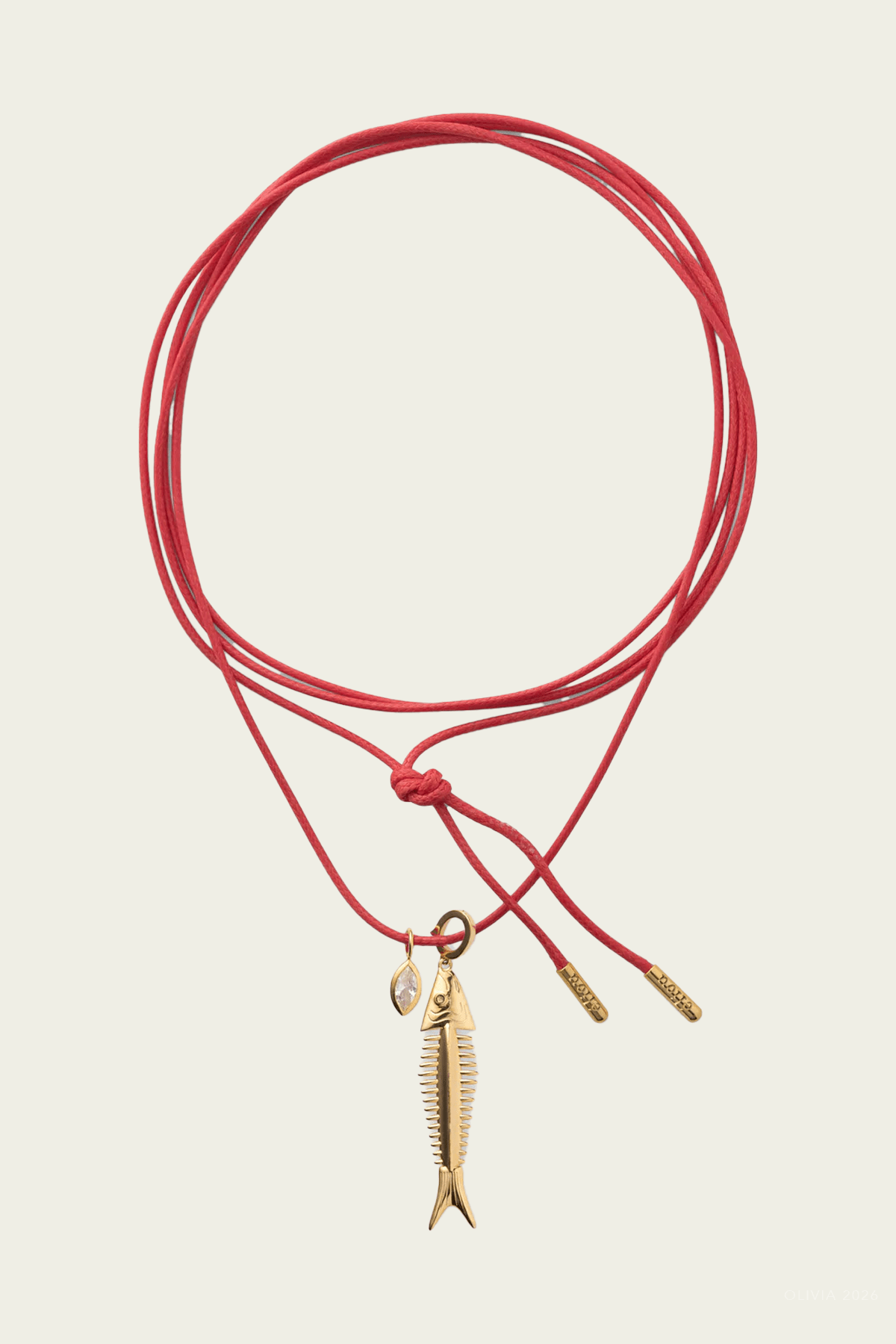 Spina Wrap in Red - shop-olivia.com