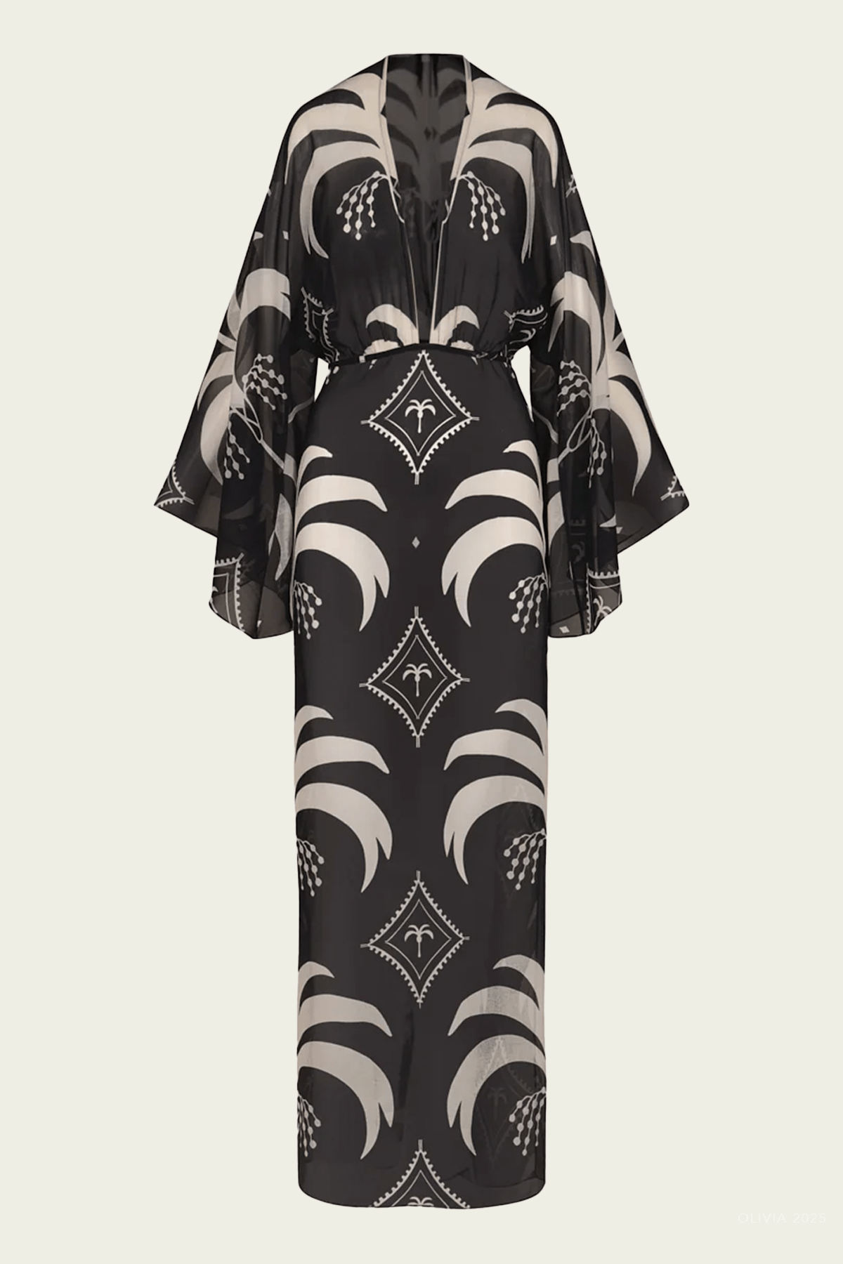 Spiritual Healers Dress in Black Ecru - shop - olivia.com