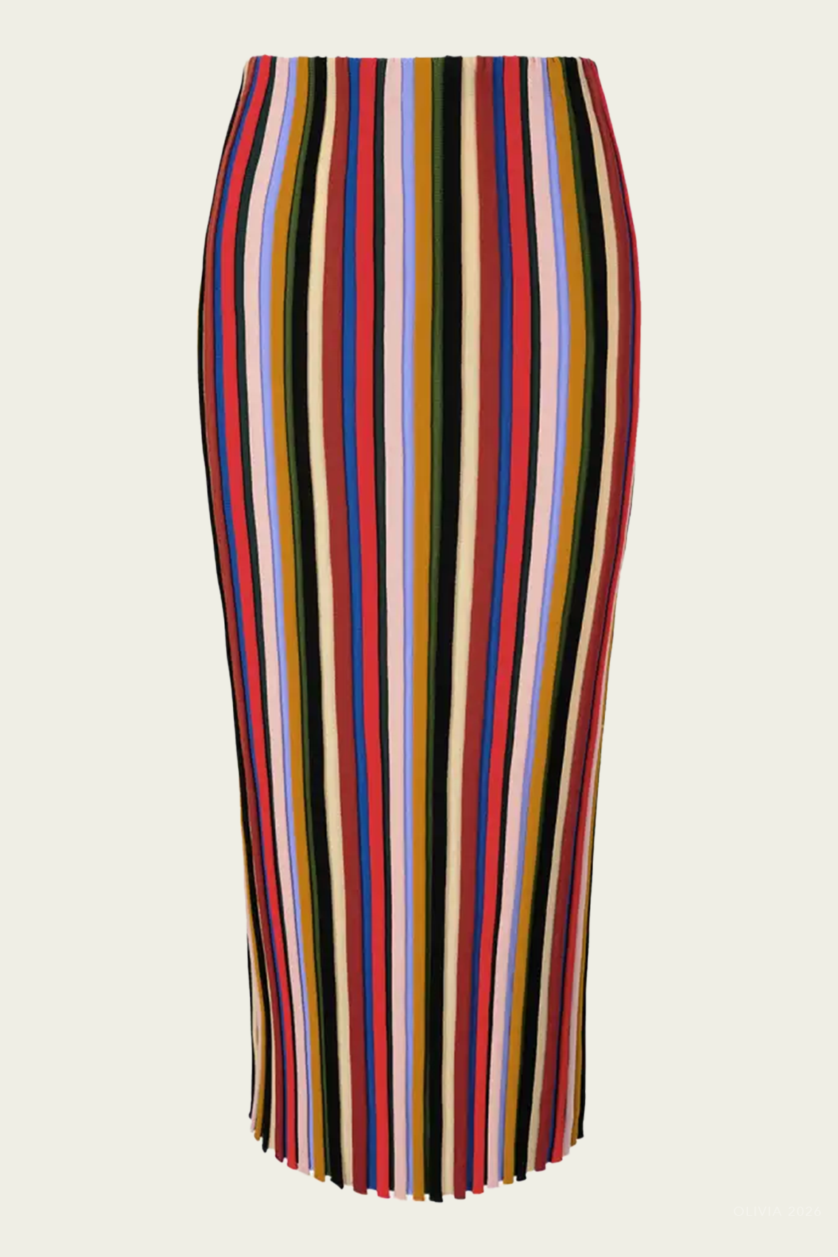 Noemi Skirt in Artist Stripe