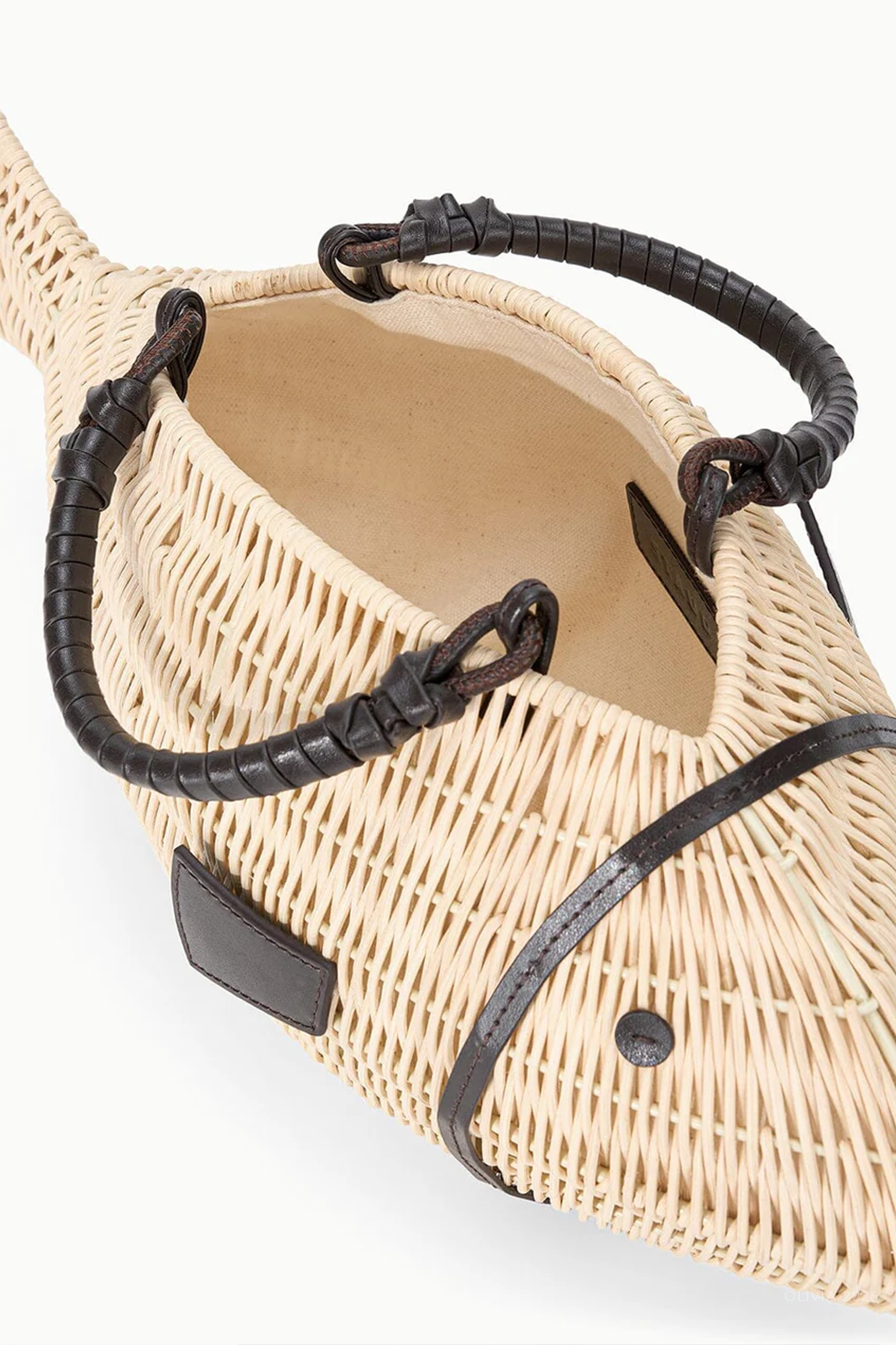 Cleo Fish Bag in Natural