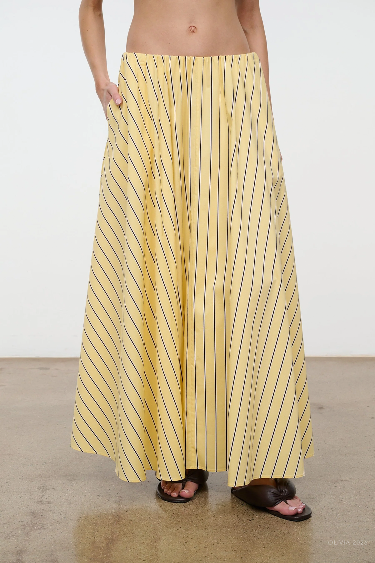 Milano Skirt in Monday Stripe