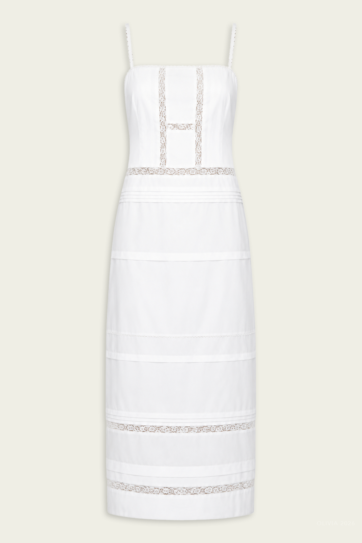 Corinna Dress in Ivory