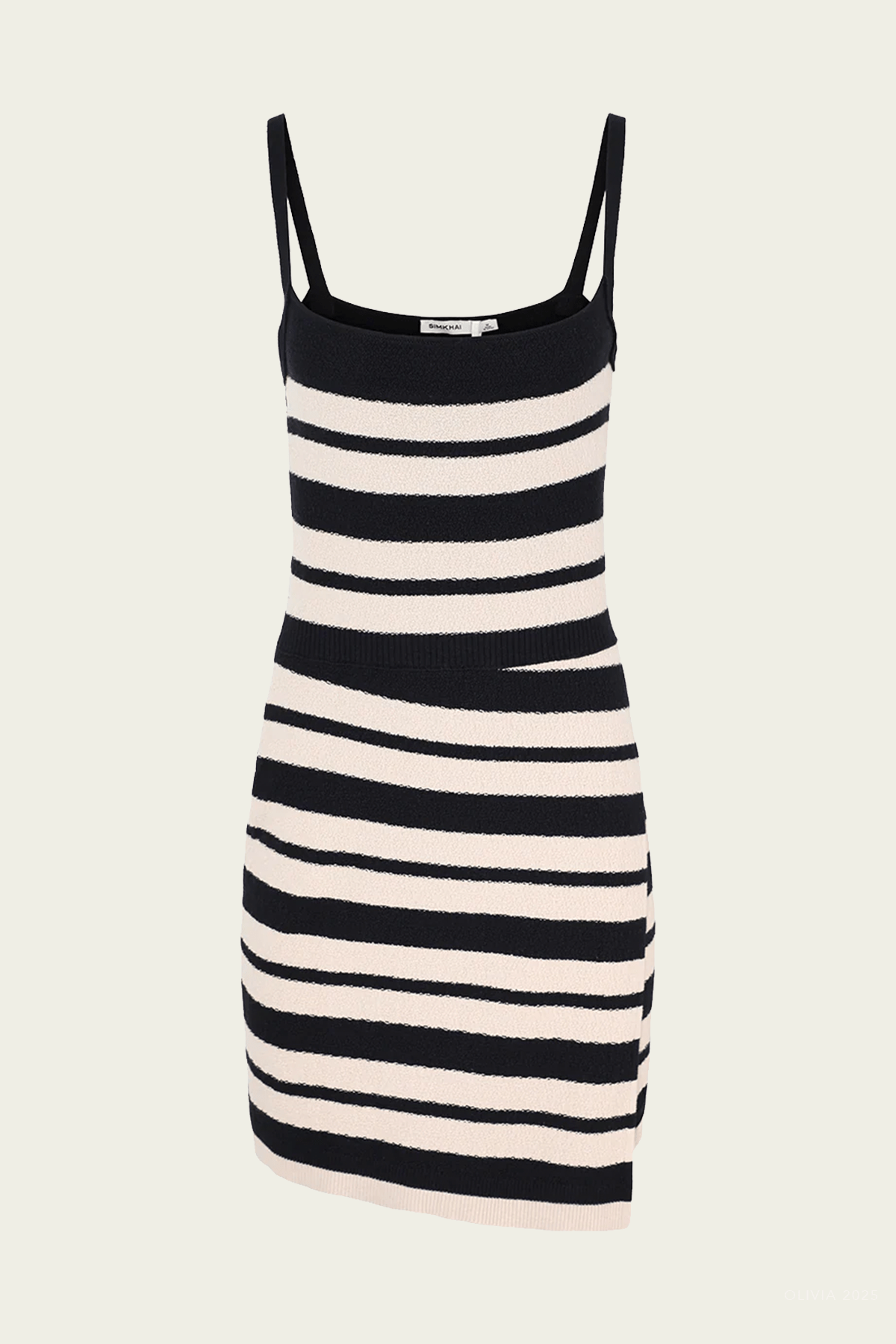 Suvi Tank Mini Dress in Sand Stripe - shop - olivia.com