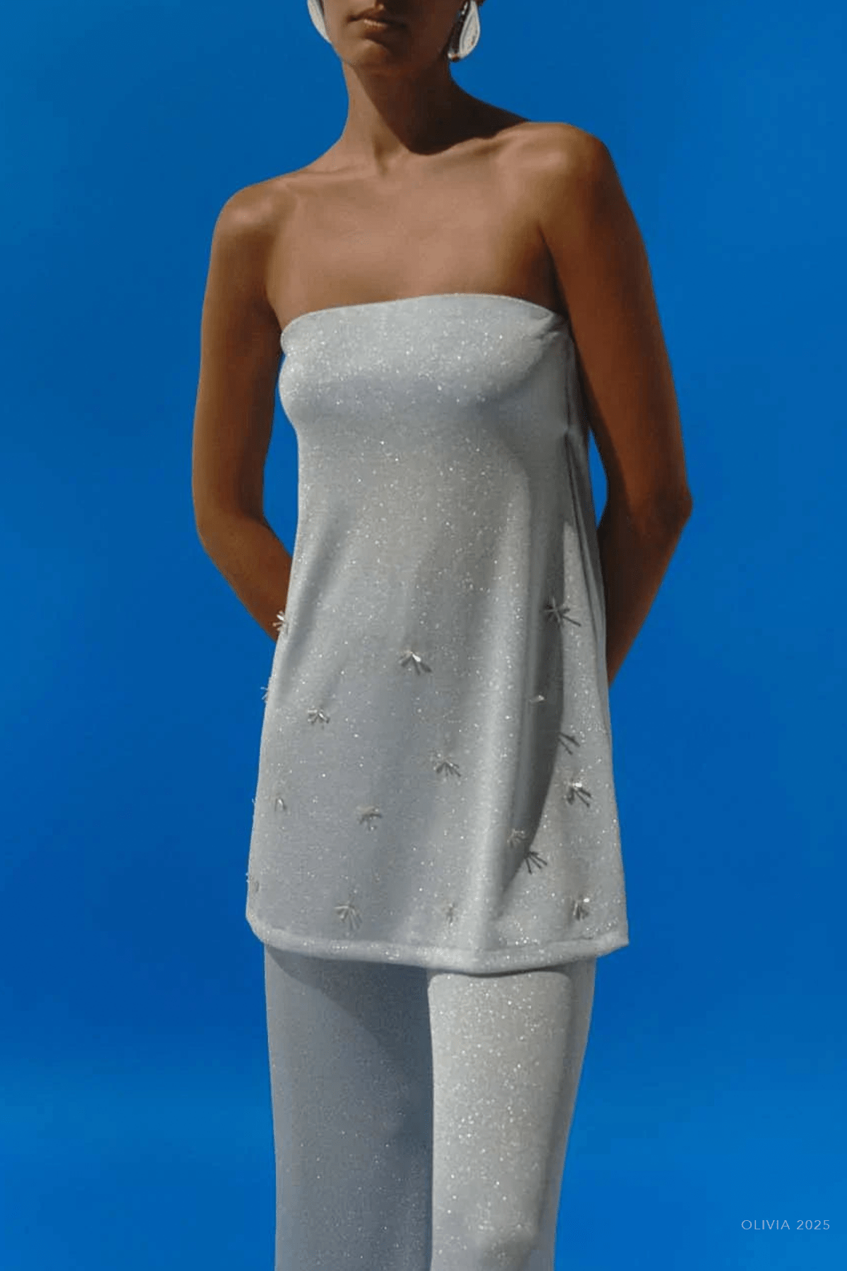 Suzu Top in Crystal Blue - shop - olivia.com