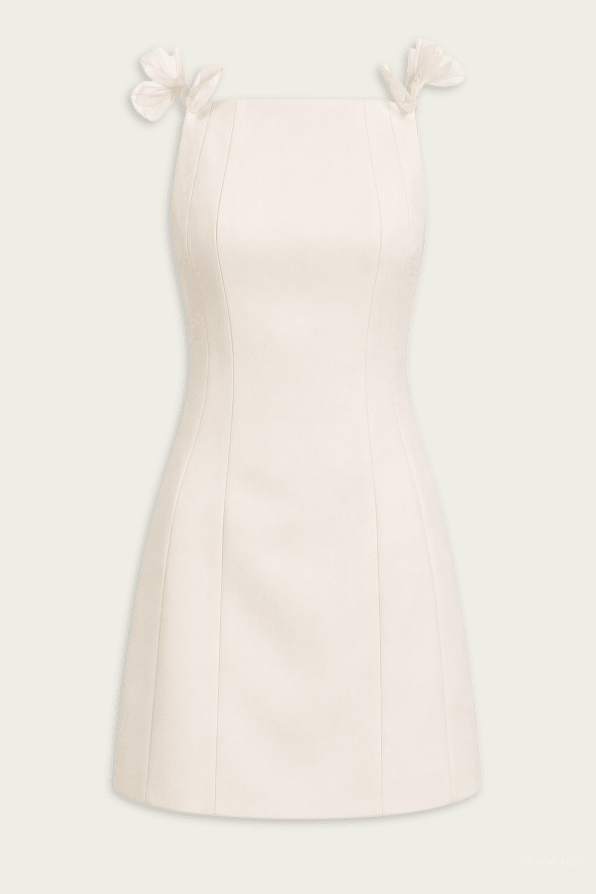 Tara Mini Dress in Off - White - shop - olivia.com
