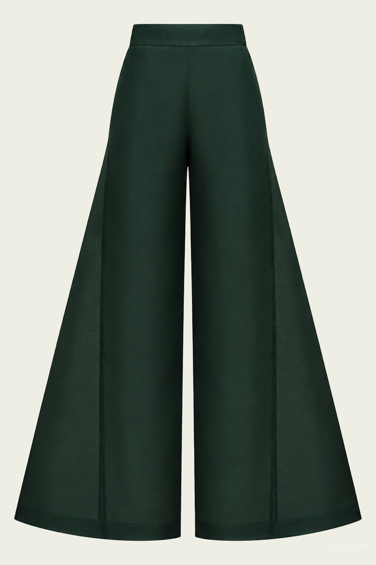 Isosceles Trouser in Dark Viridian