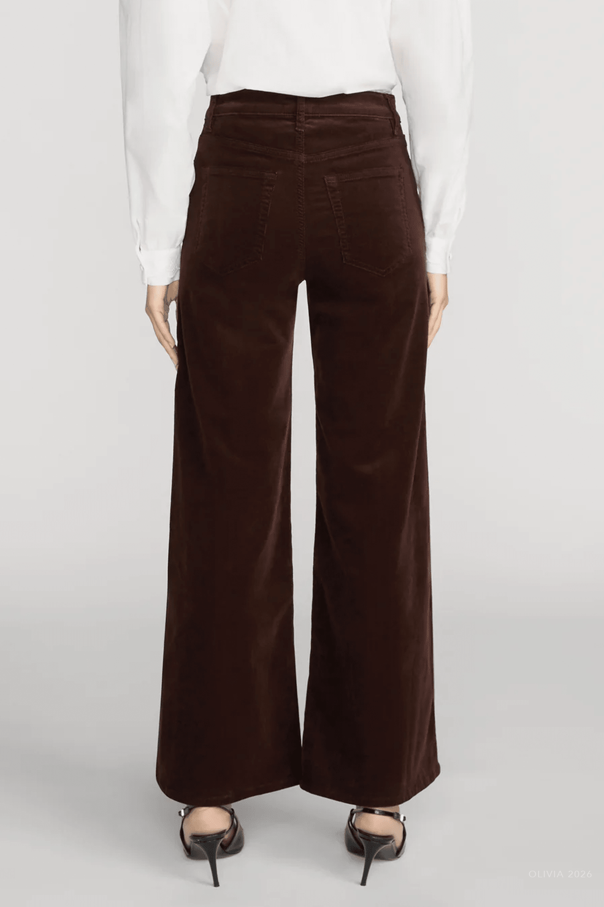 The Corduroy Swing in Espresso - shop-olivia.com