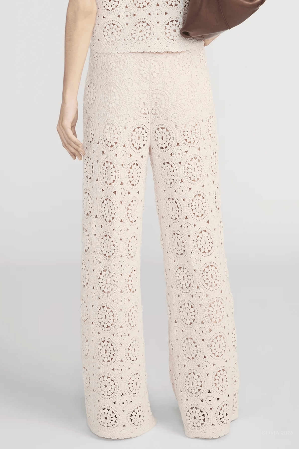 The Crochet Pant in Cream - shop - olivia.com