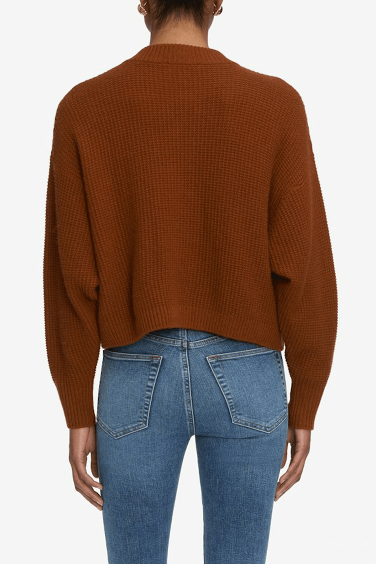 The Femme Cardi in Rust - shop - olivia.com