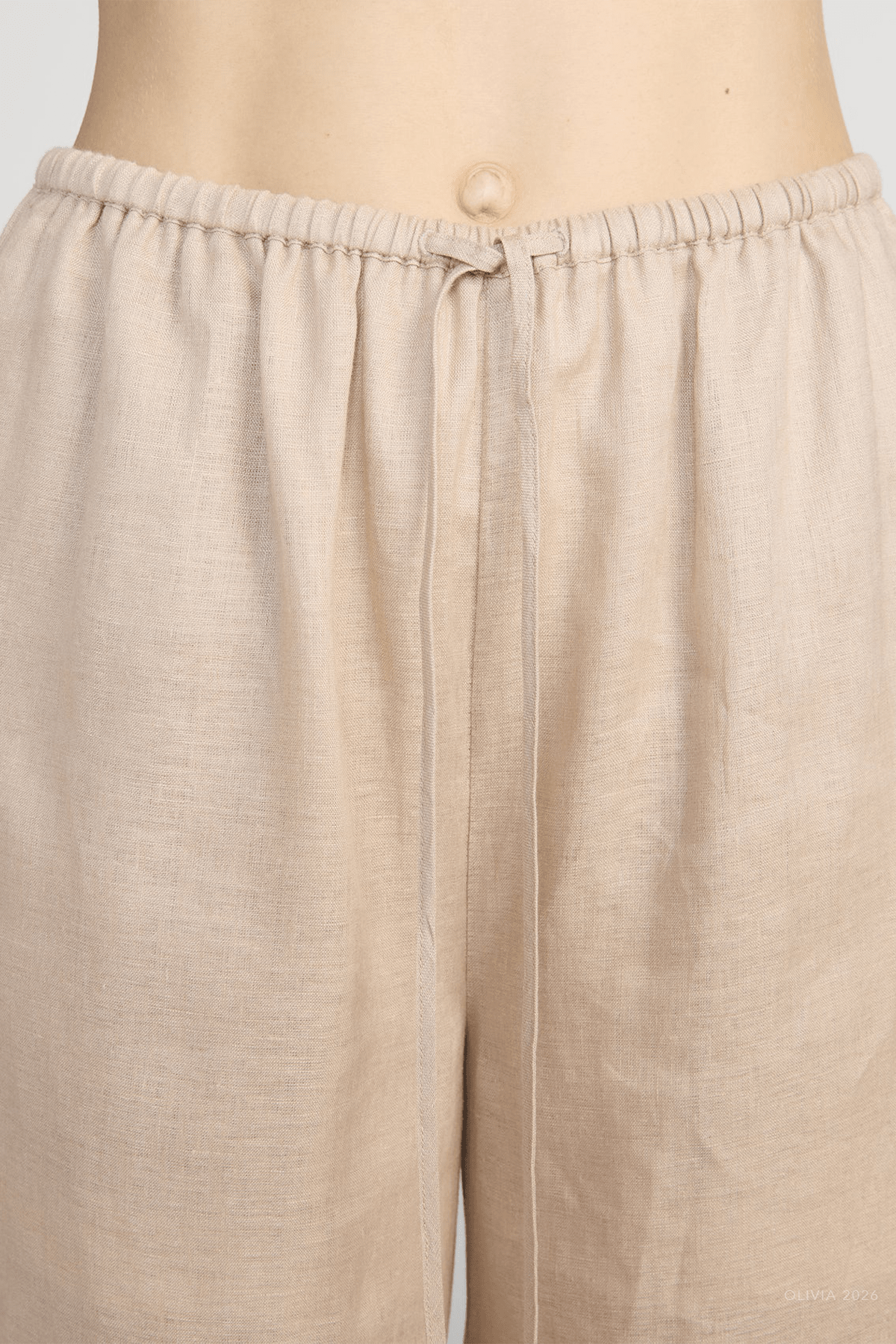 The Linen Lounge Pant in Flax - shop - olivia.com