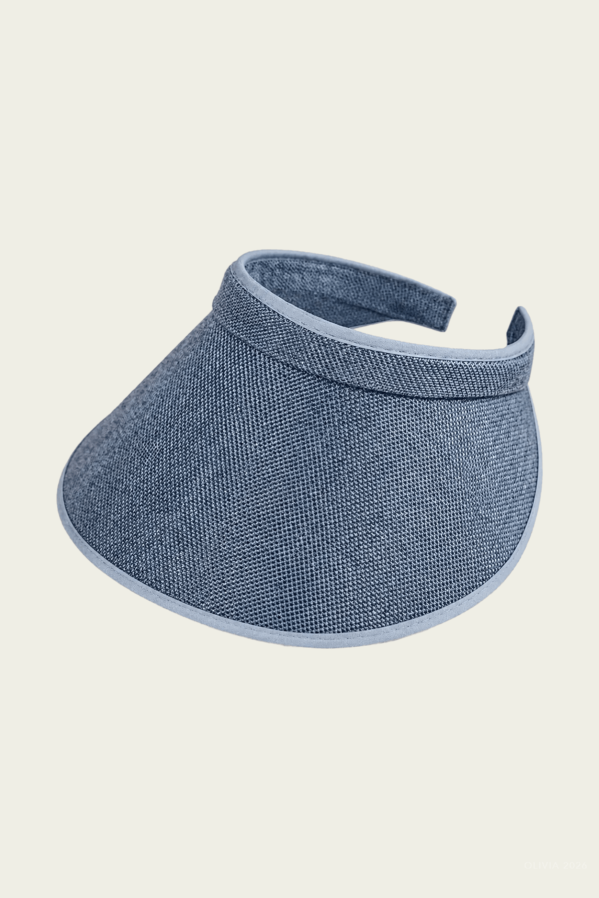 The Visor in Denim - shop-olivia.com