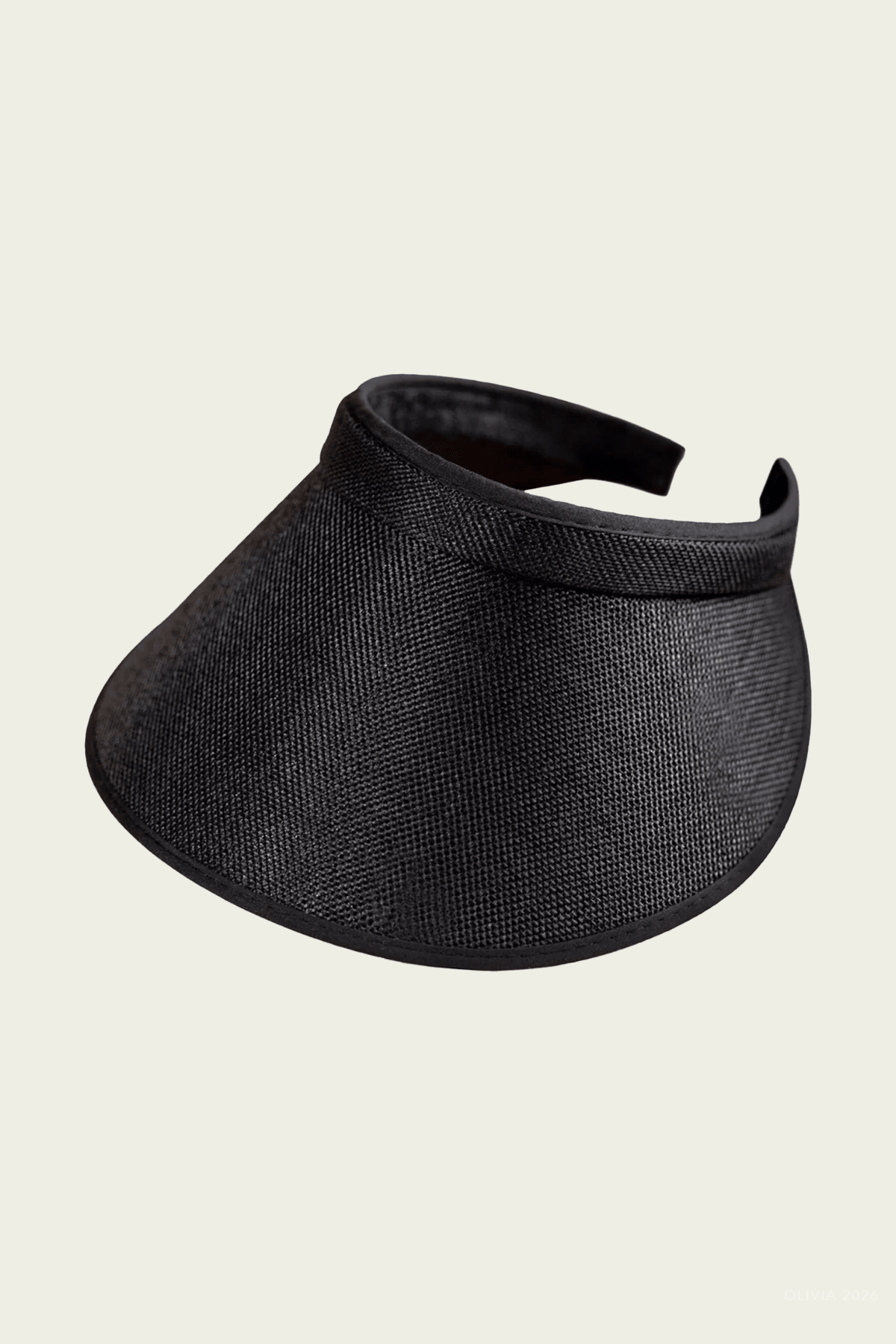 The Visor in Onyx - shop-olivia.com