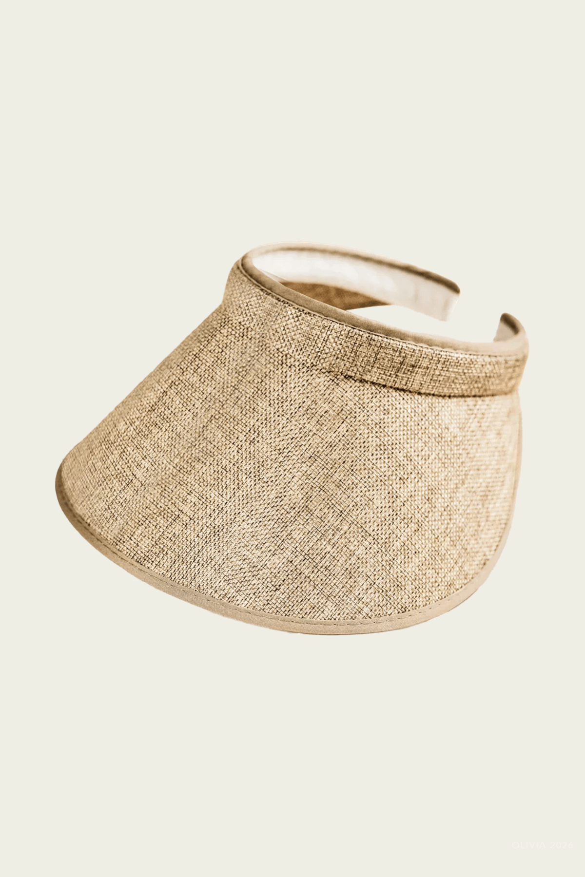 The Visor in Sand - shop-olivia.com