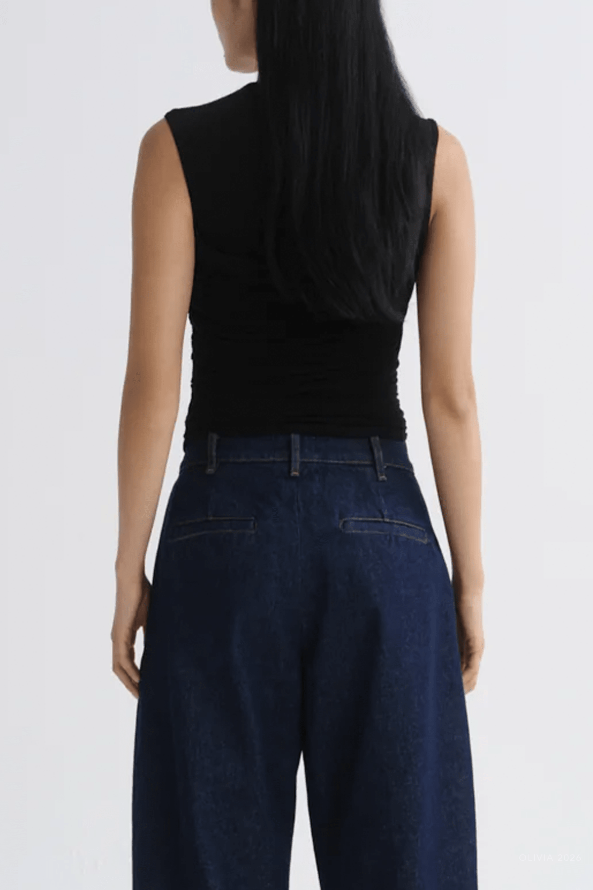 Theodore Tank in Black - shop-olivia.com