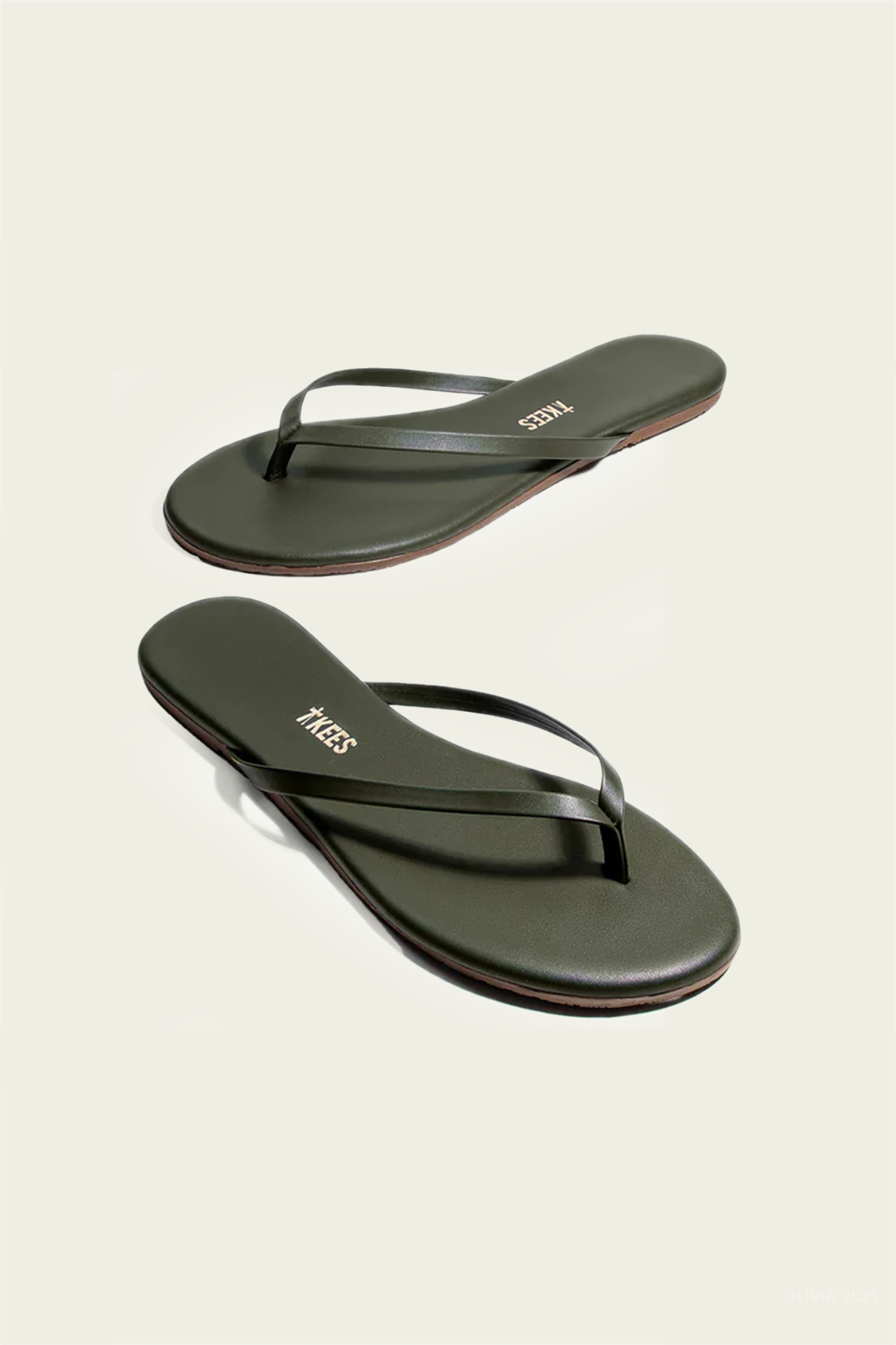 Lily Liners Flip Flops in Forest