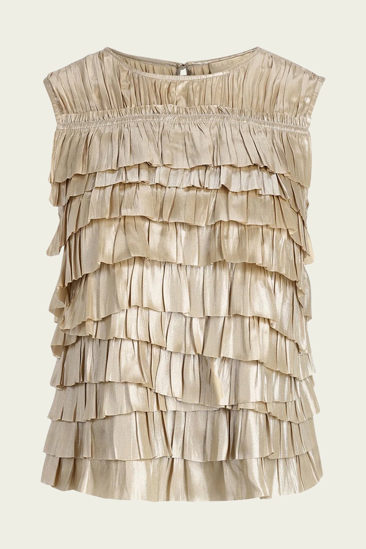 Quinn Layered Sleeveless Top in Opal