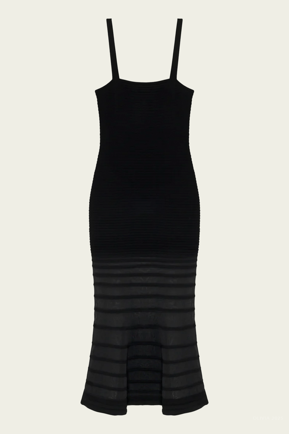 knit midi dress black Vallarie Knit Midi Dress in Black