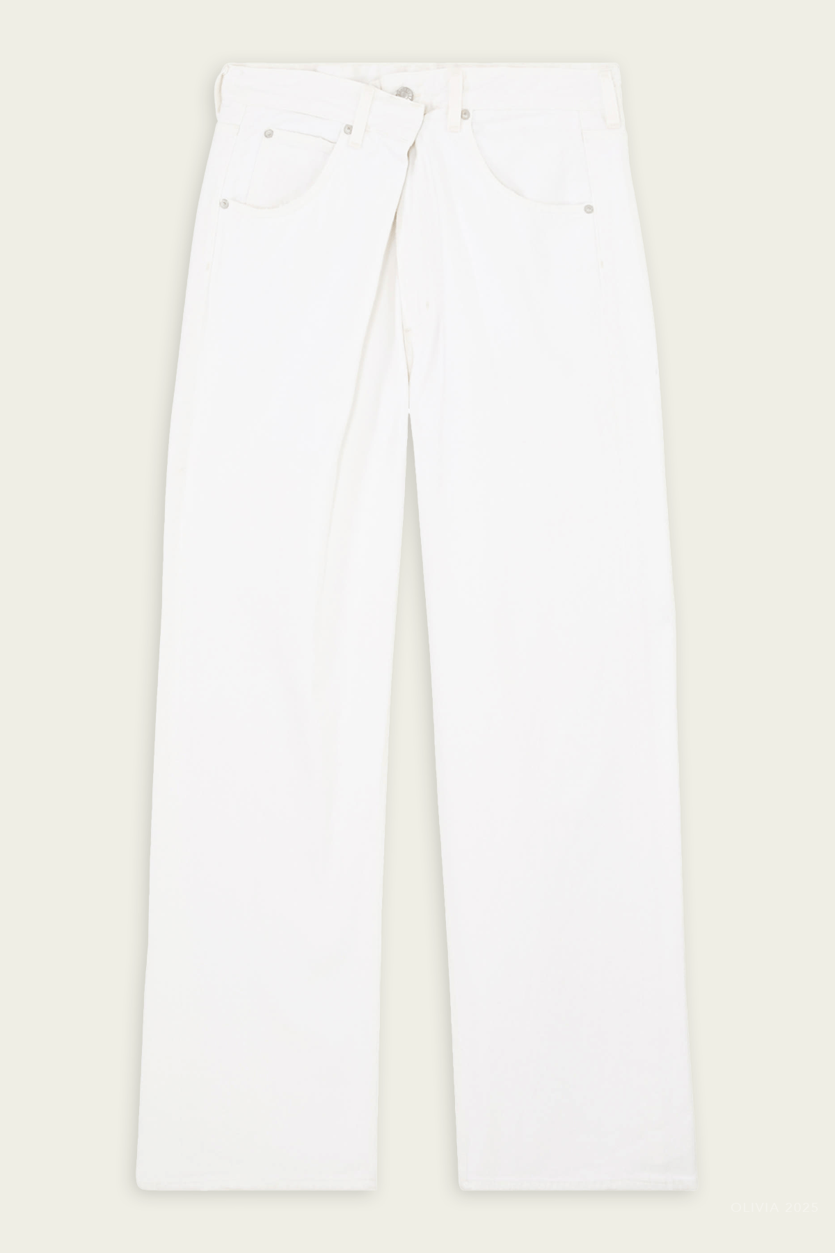 Vana Fold Jean in Milkshake - shop - olivia.com