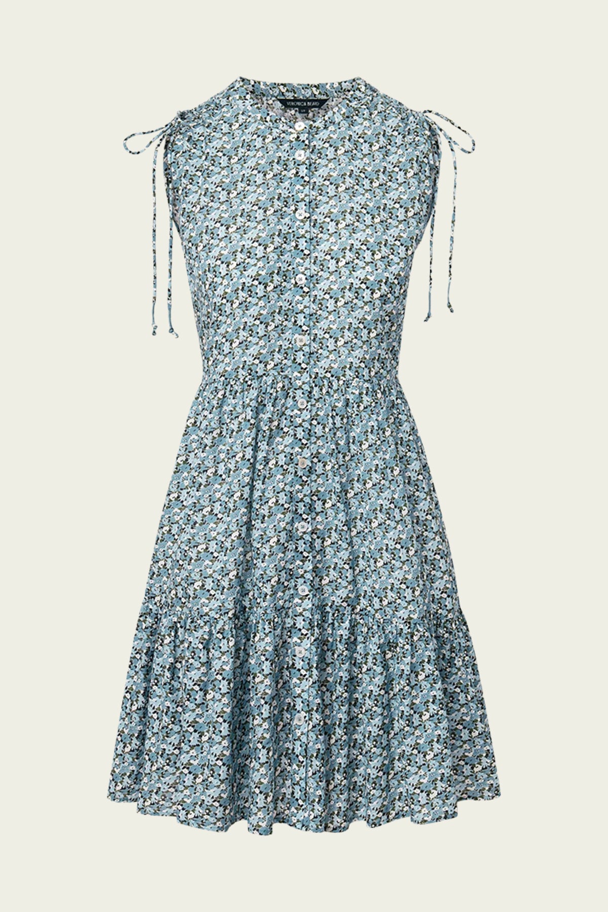 Yulianna Floral Mini Dress in Lake Mist Multi