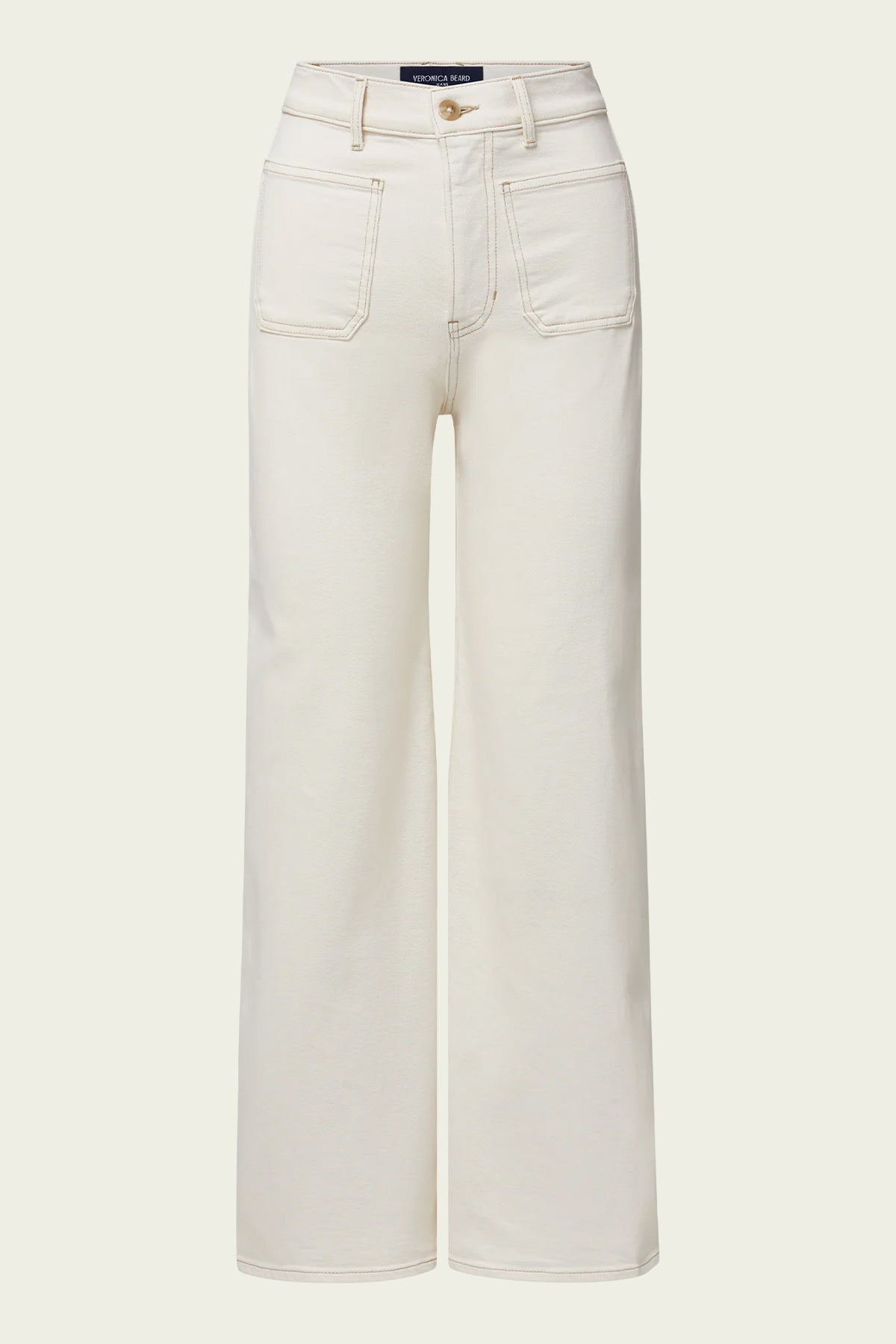 Grant Wide-Leg Jean in Ecru