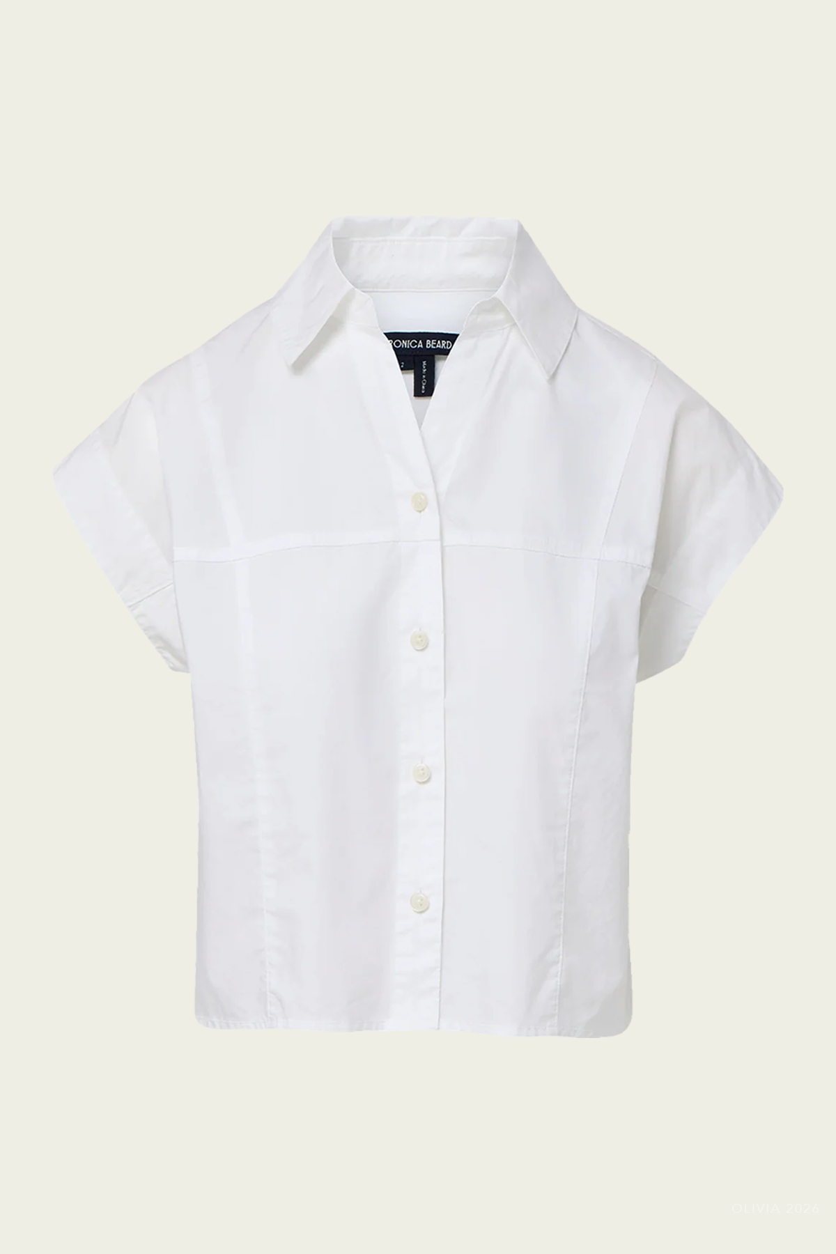 Nestor Button-Down Shirt in White