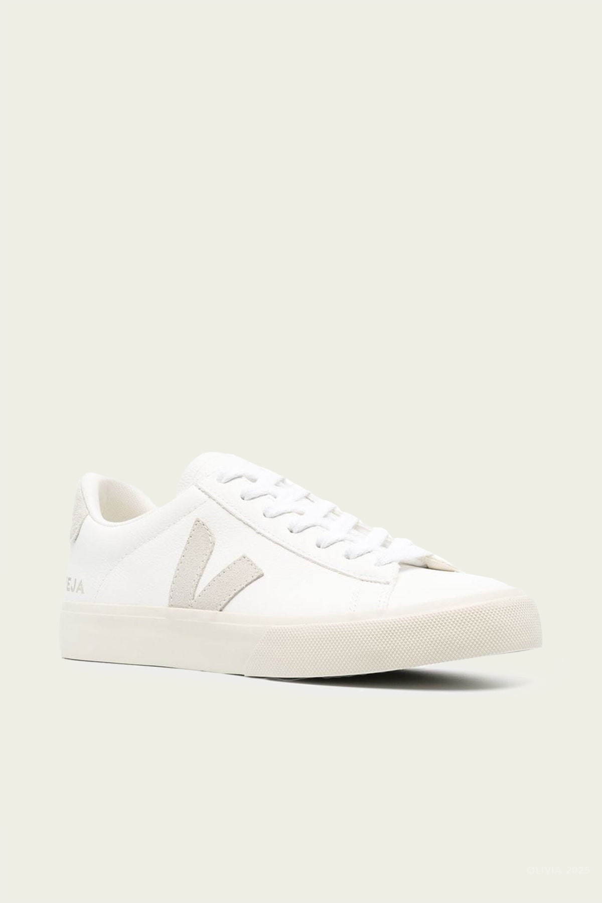 Campo Chromefree Leather Sneaker in White Natural
