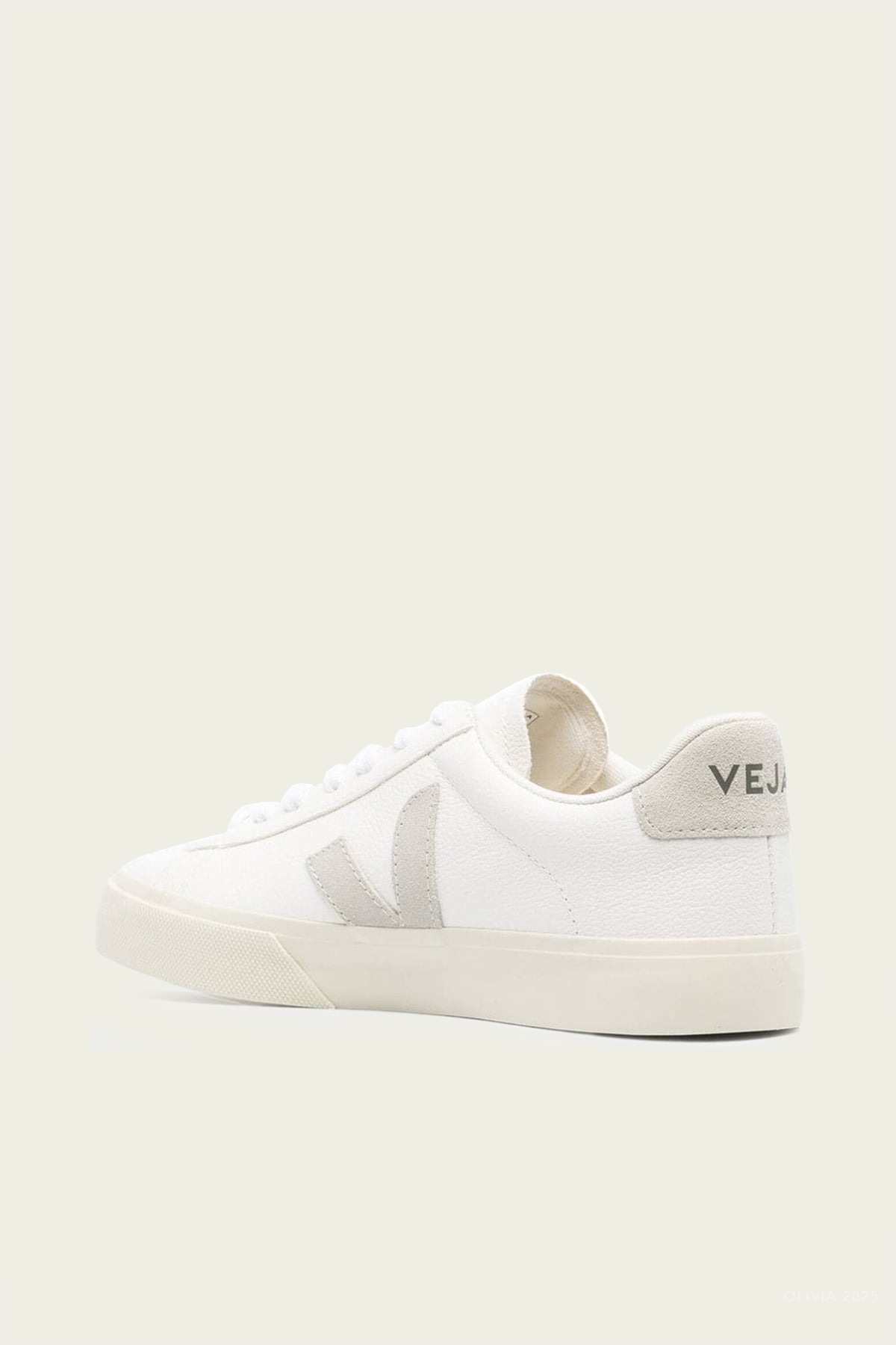 Campo Chromefree Leather Sneaker in White Natural