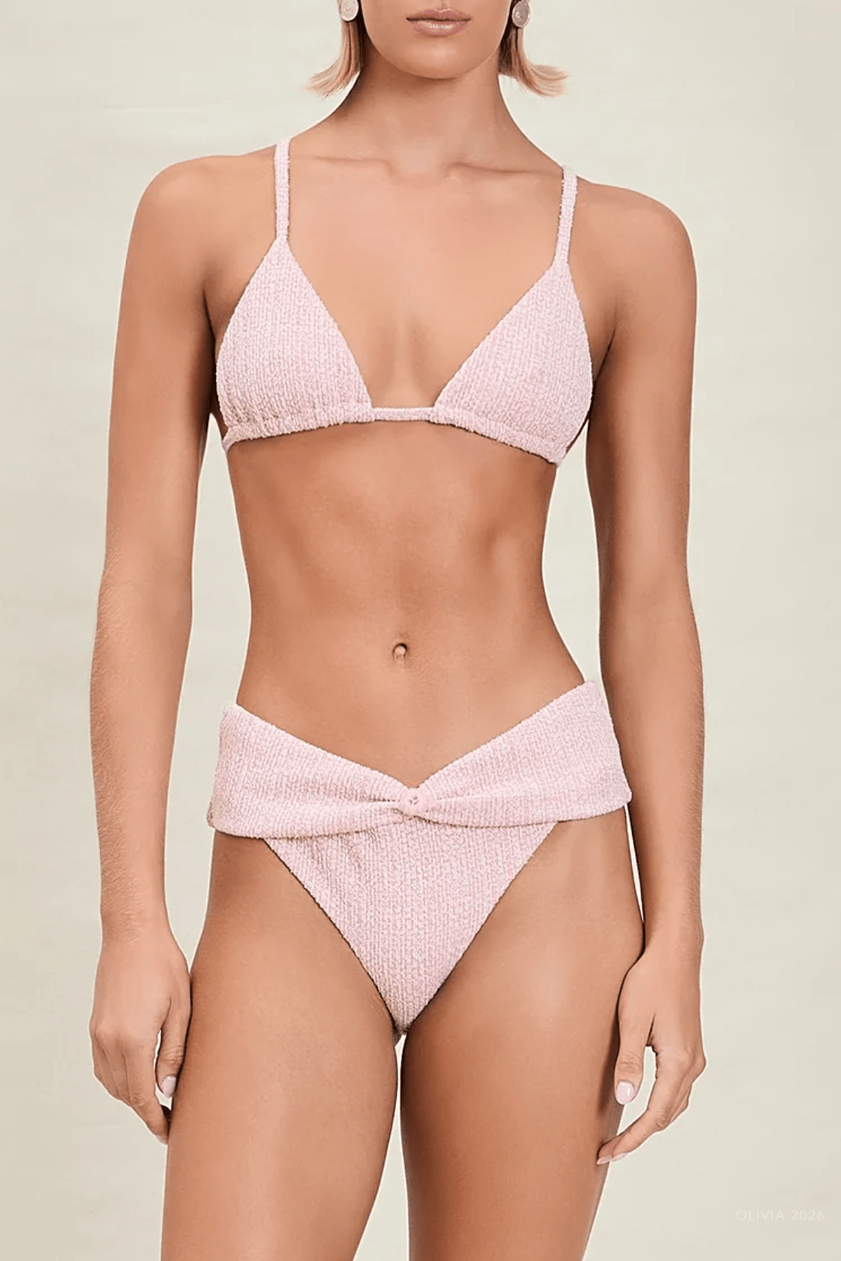 Vienna Bikini Top in Rose Cream - shop - olivia.com