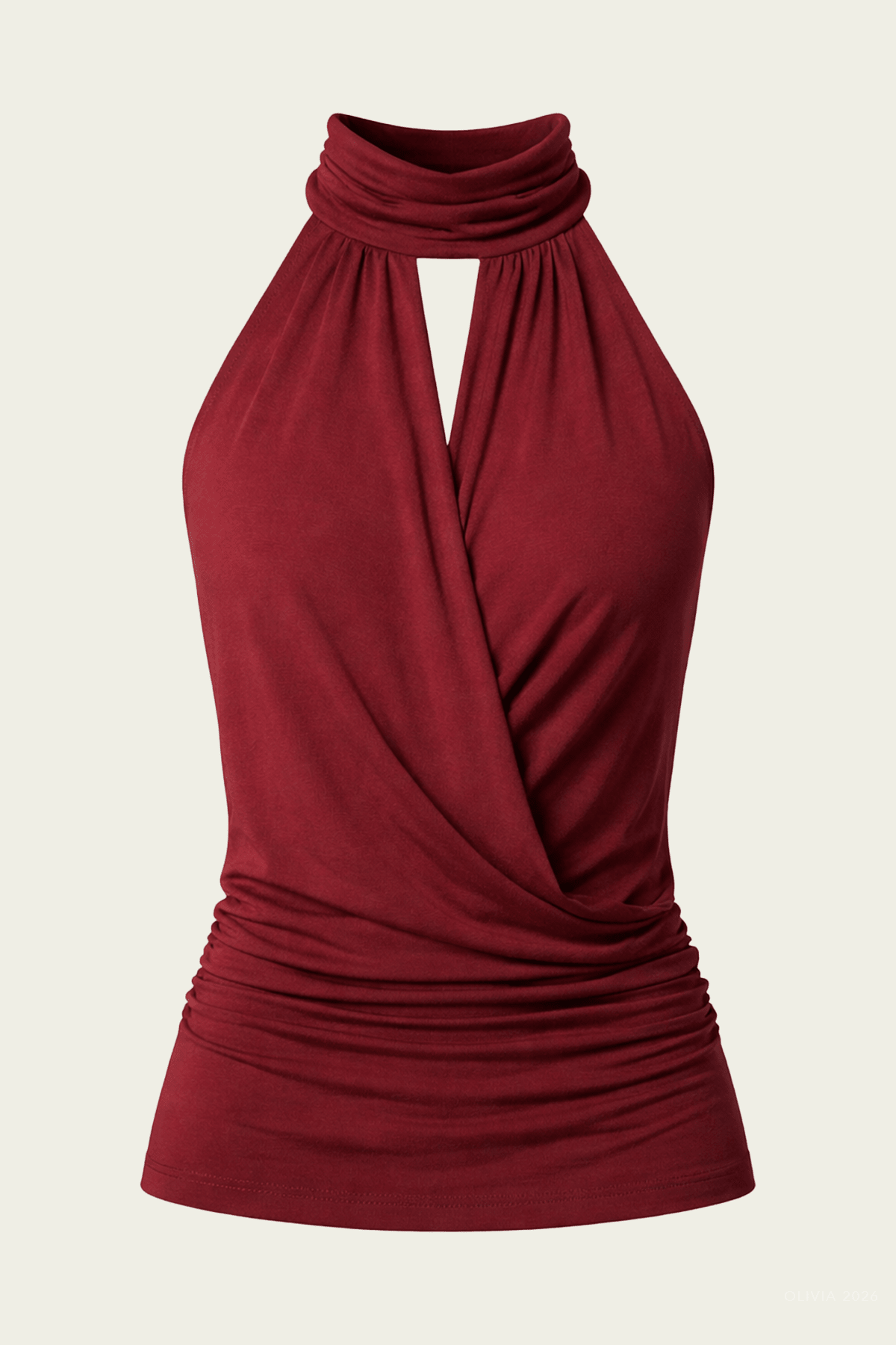 Vivienne Blouse in Cabernet - shop - olivia.com